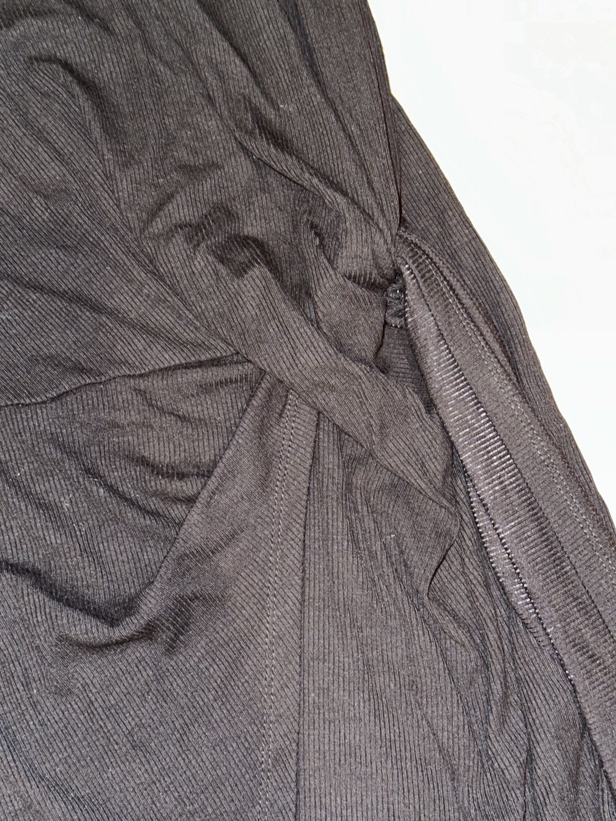 Bebe VTG BEBE Style# WCD906992 Asymmetrical Black Tank Dress FLAW Size S / US 4 / IT 40 - 2 Thumbnail