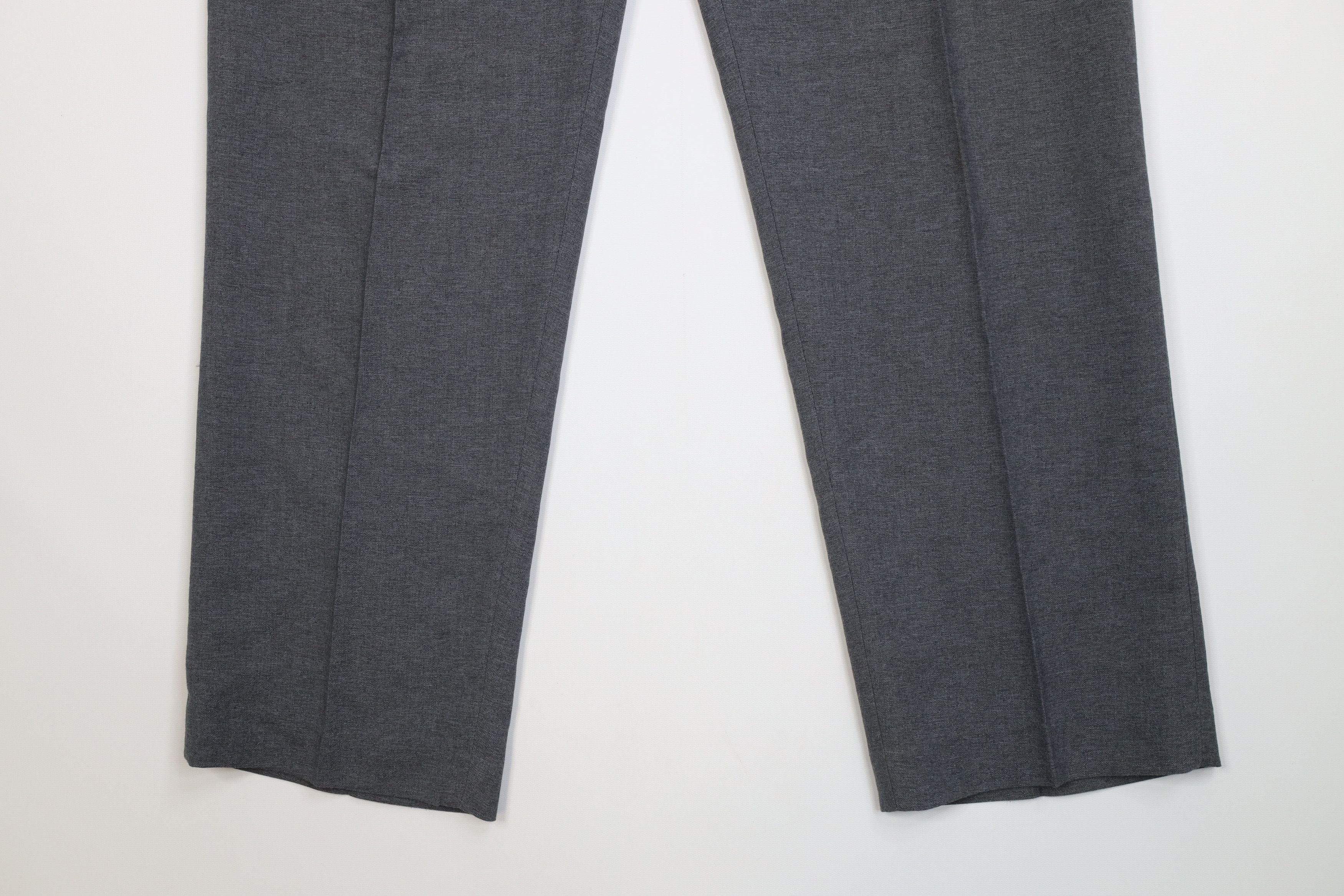 Vintage Vintage 70s Streetwear Knit Wide Leg Chino Pants USA Gray Size US 34 / EU 50 - 4 Thumbnail