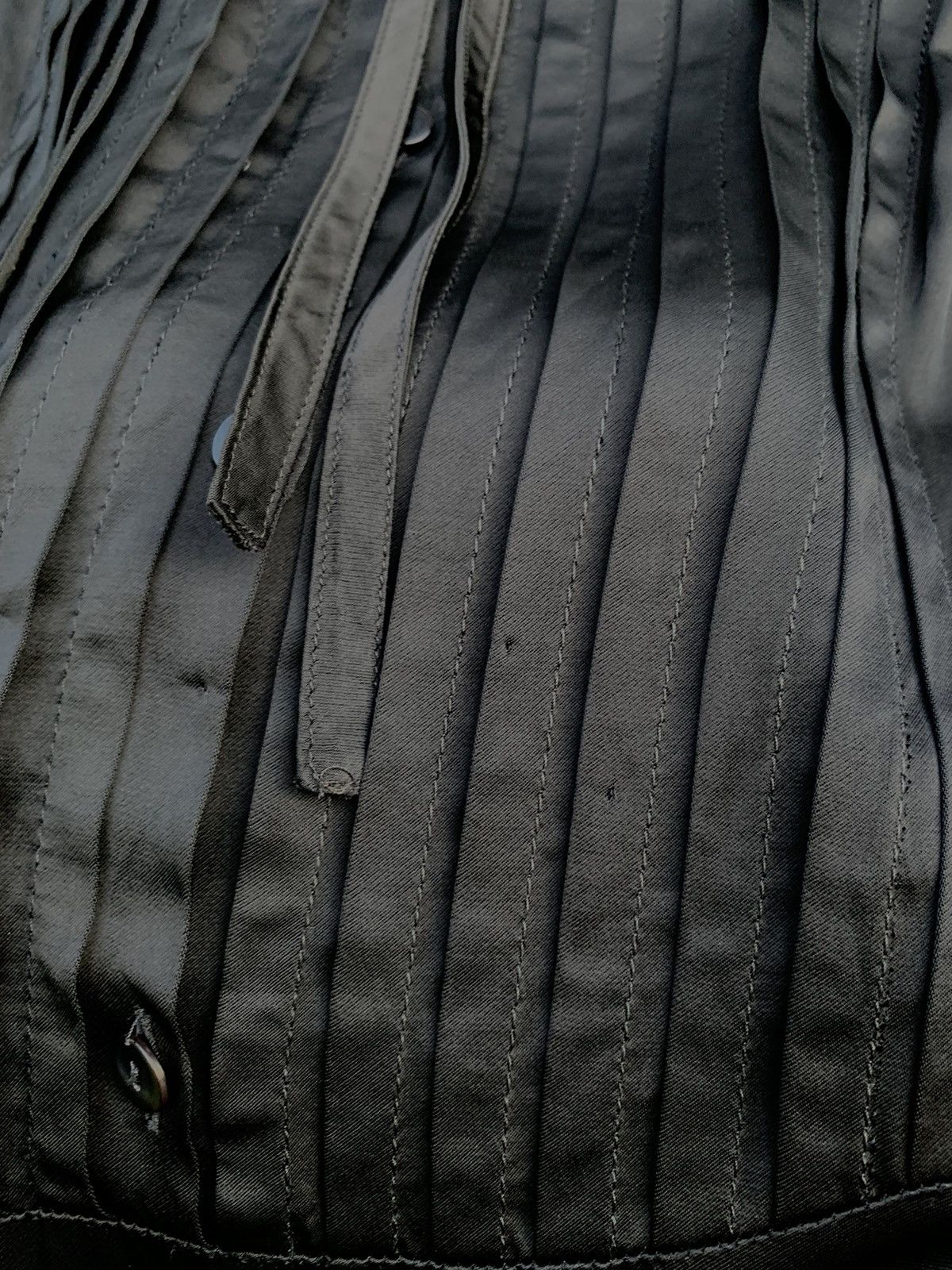 Jil Sander Jil Sander pleated detail viscose black dress Size XS / US 0-2 / IT 36-38 - 8 Thumbnail