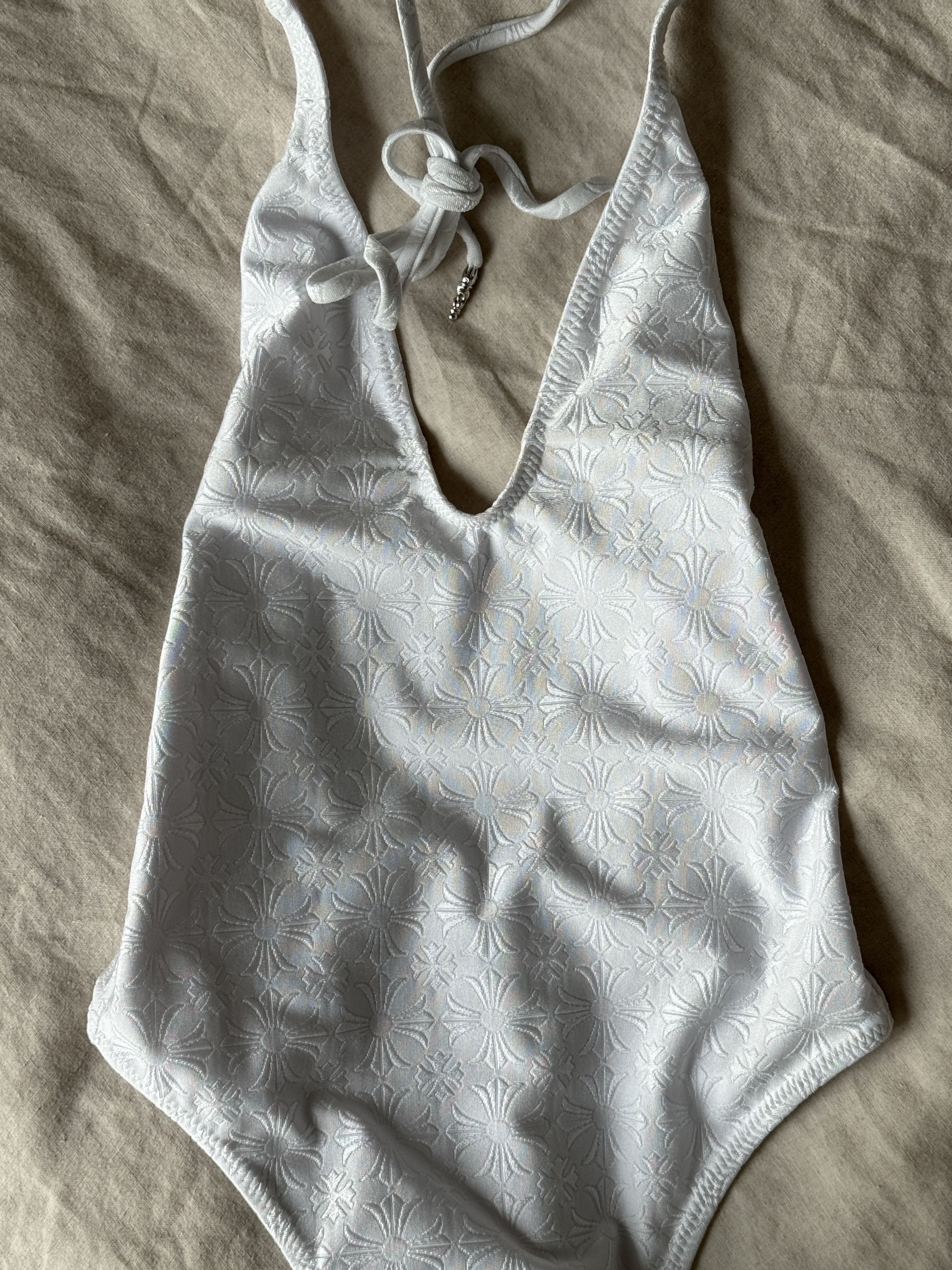 Glow Hearts Ruffle Trim Swimsuit