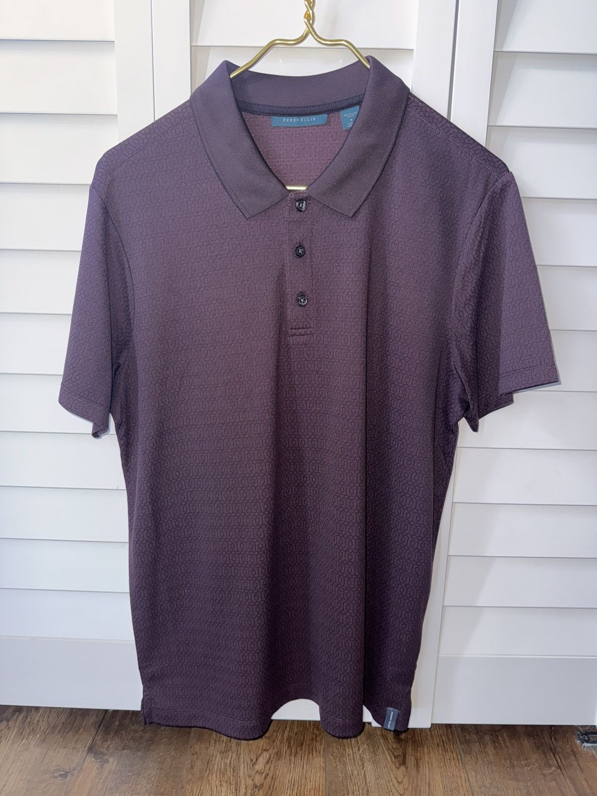 Perry Ellis Perry Ellis textured polo shirt – men’s medium Size US M / EU 48-50 / 2 - 6 Thumbnail