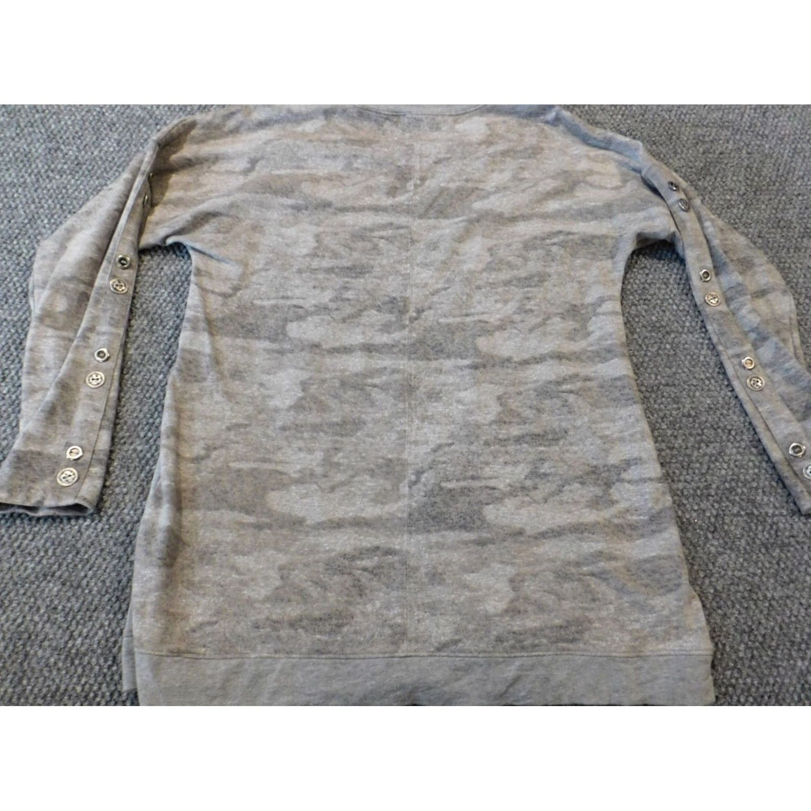 Soft Surroundings Soft Surroundings Sweater Shirt Women Gray Crewneck Long Sleeve Pullover Casual Size S Knit Open-Knit Stretch Logo Modern Womens Size S / US 4 / IT 40 - 7 Thumbnail
