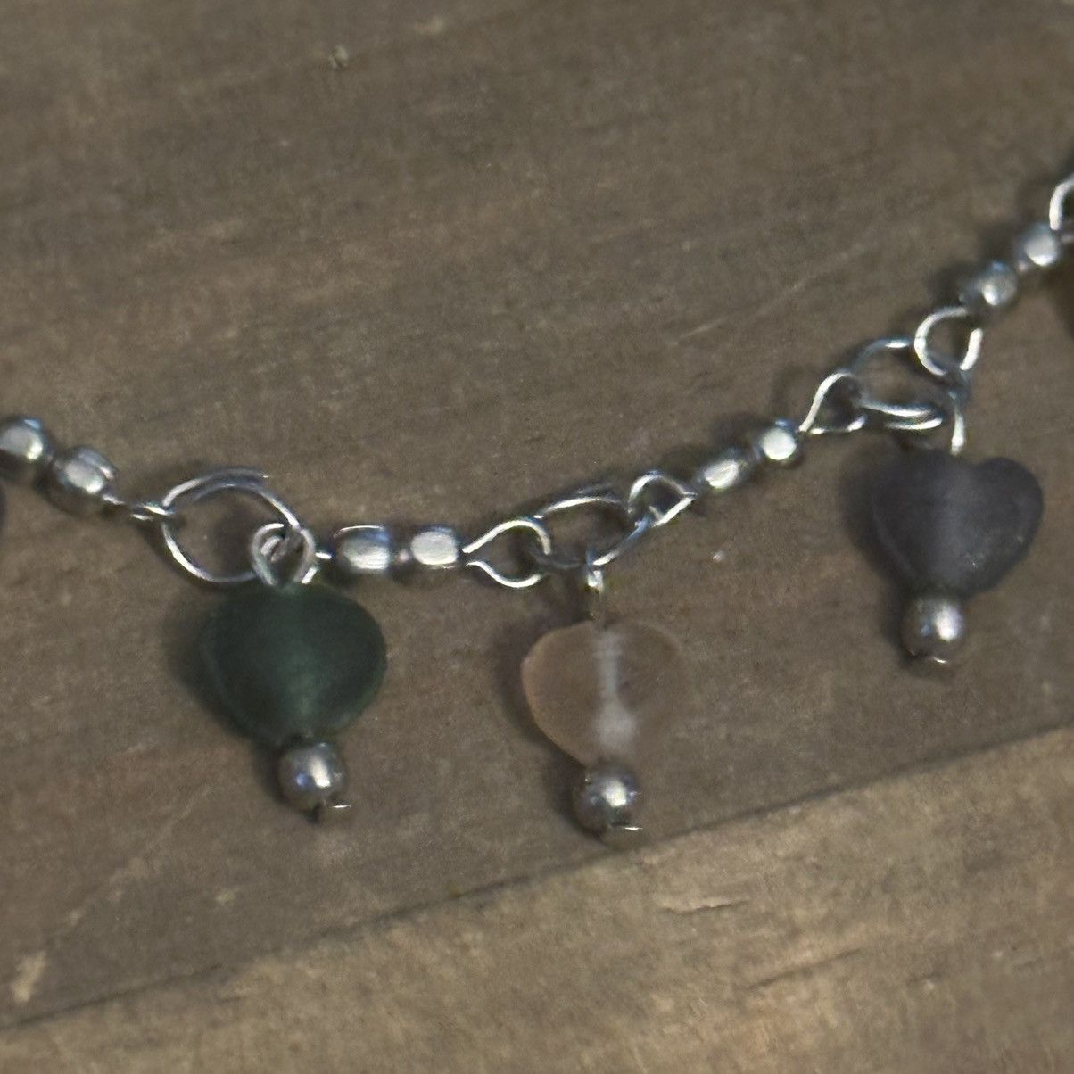 Other Silver tone multicolor sea glass dangle bracelet Size ONE SIZE - 4 Thumbnail
