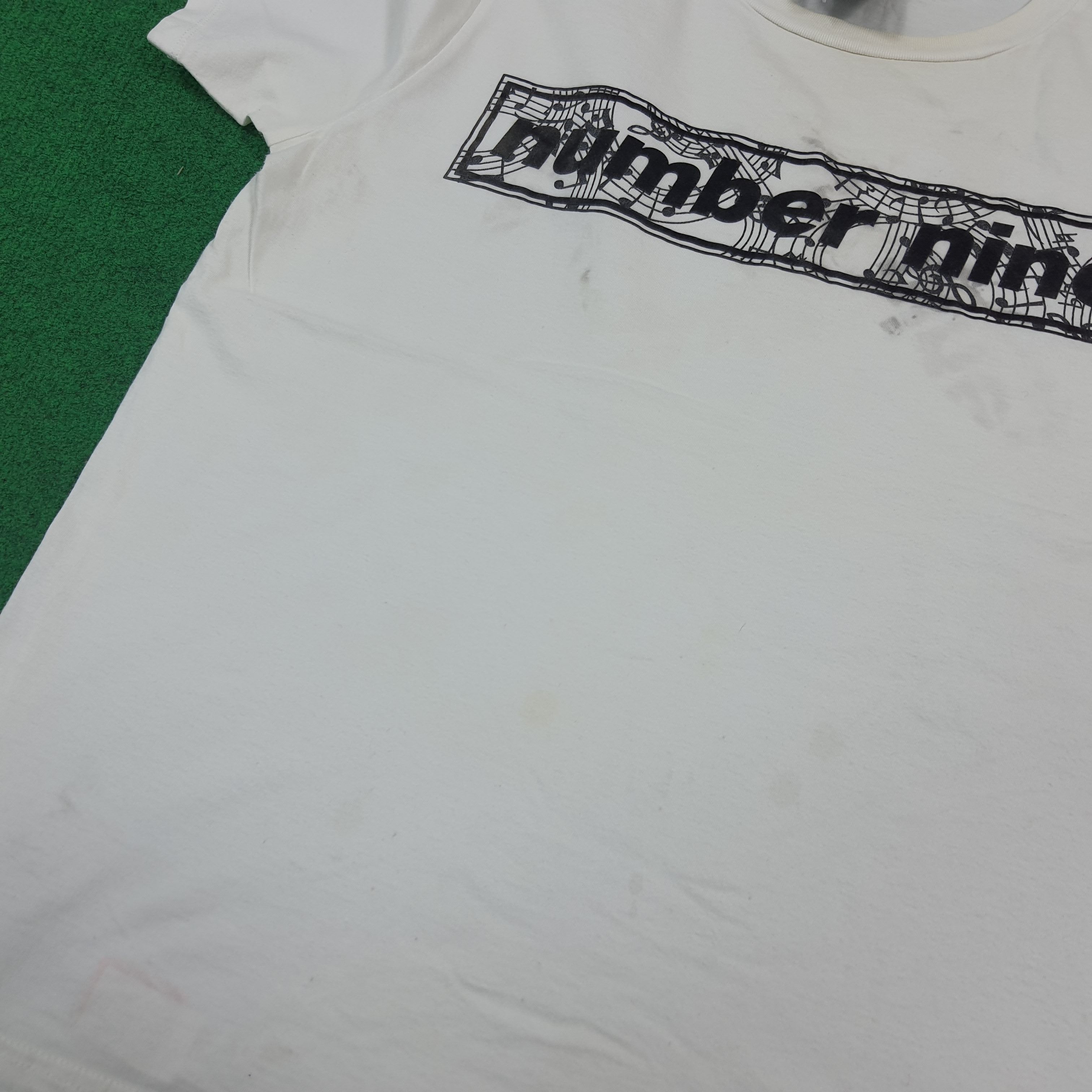 Number (N)ine Vintage Number Nine Japan Box Logo Tshirt C299N8 Size US M / EU 48-50 / 2 - 8 Thumbnail