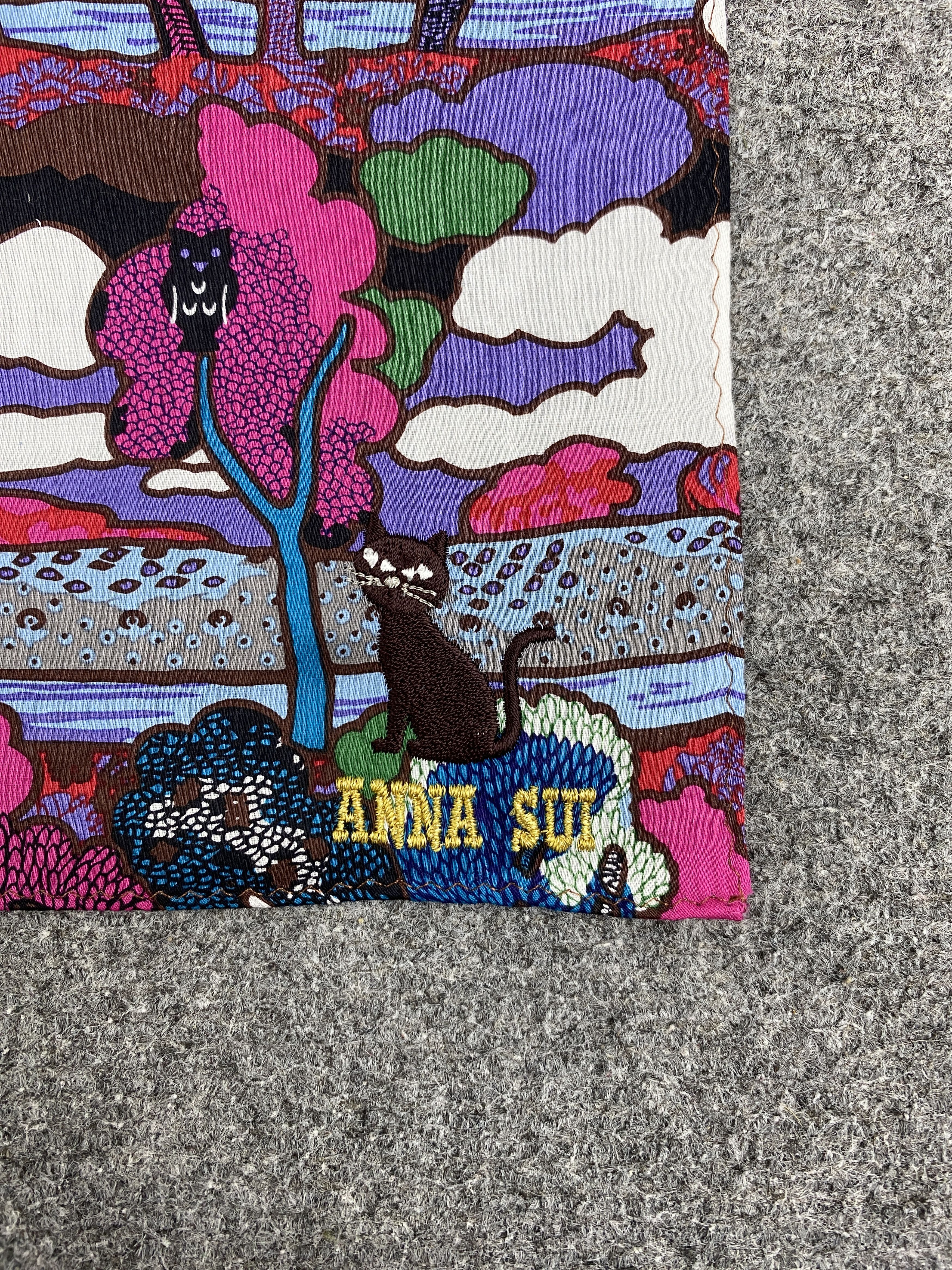 Anna Sui Anna Sui Handkerchief / Neckwear / Bandana HKC0473 Size ONE SIZE - 5 Thumbnail