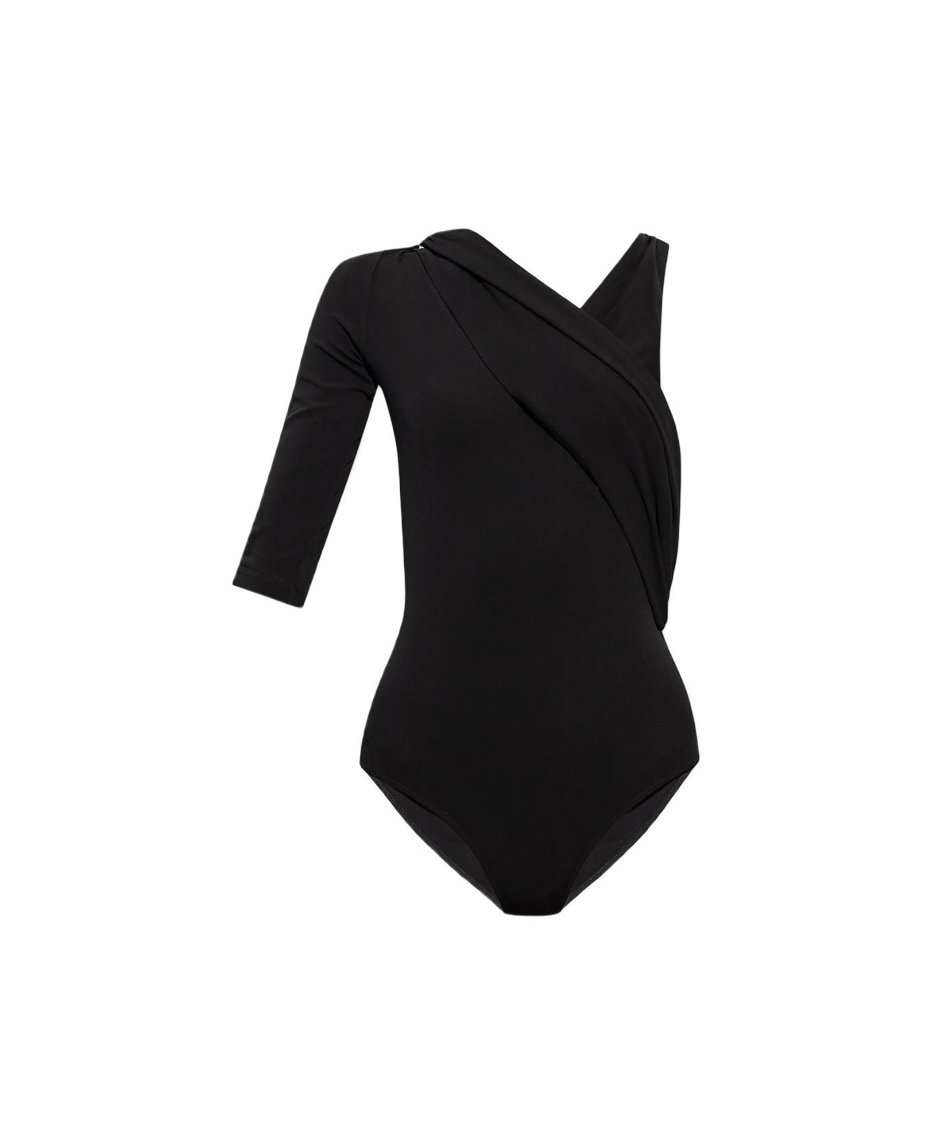 Alexander McQueen o1y0325 Bodysuit in Black Size M / US 6-8 / IT 42-44 - 1 Thumbnail