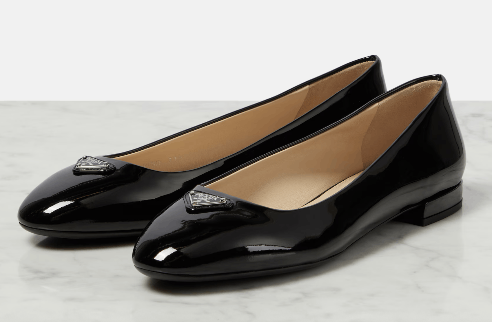 Prada Prada Patent Logo Classic Round Ballerina Ballet Flat 39 Size US 9 / IT 39 - 14 Thumbnail