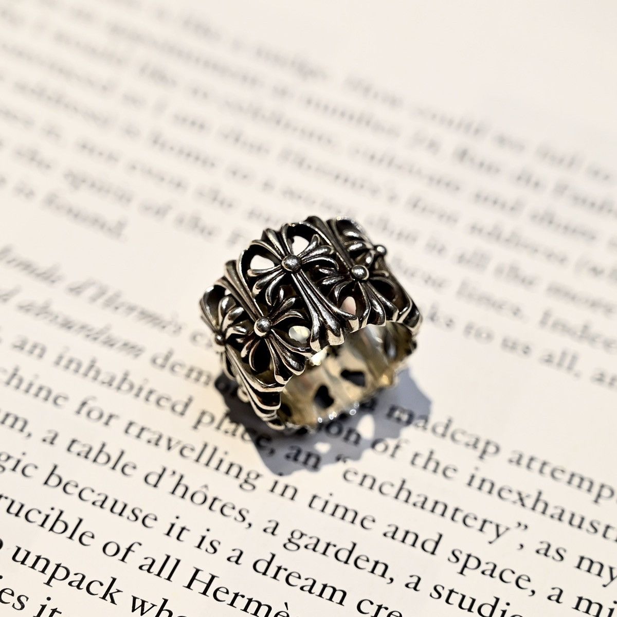 Chrome Hearts CHROME HEARTS CEMETERY RING SILVER Size 26 - 8 Thumbnail