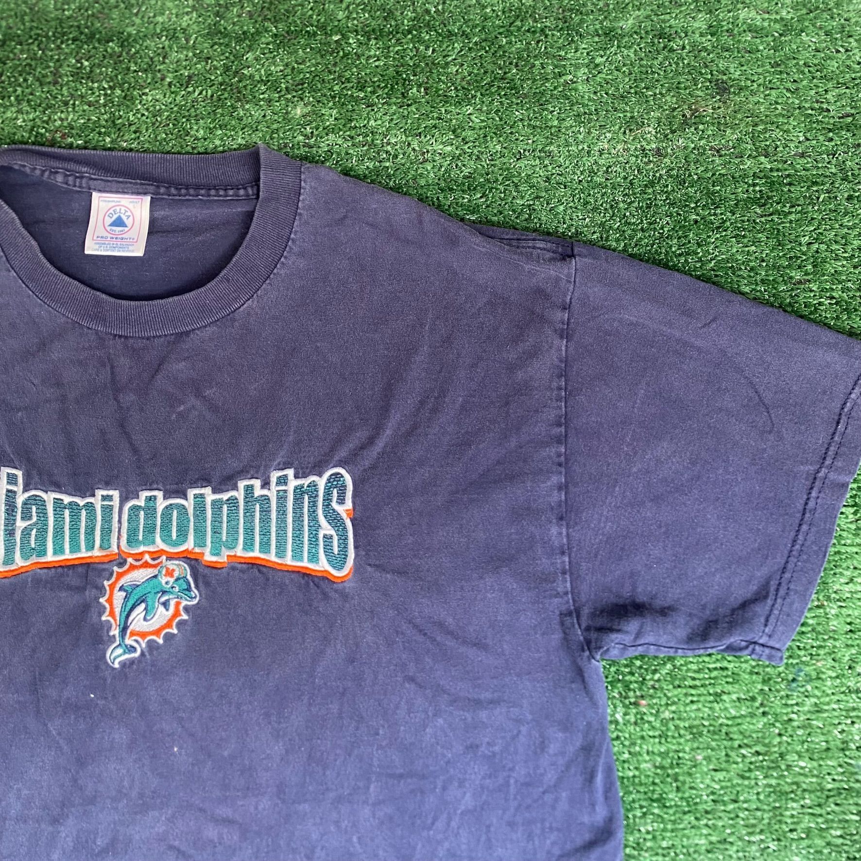 NFL Vintage Y2K Miami Dolphins Shirt NFL Football Logo Tee Size US L / EU 52-54 / 3 - 2 Thumbnail