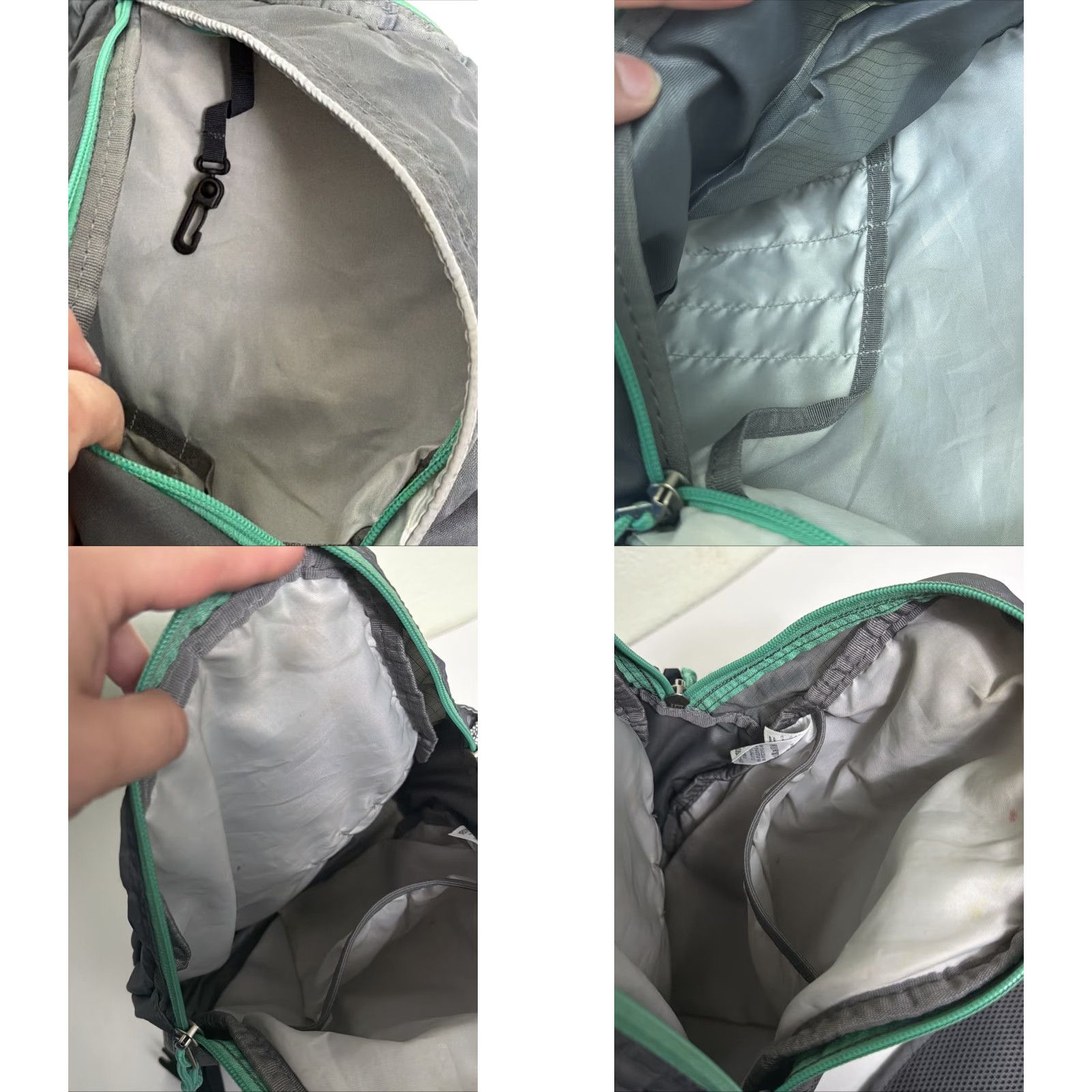 Eddie Bauer VINTAGE Eddie Bauer Sling Bag Messenger Bag Gray Green 10L 13x9x3 Men Medium Size ONE SIZE - 8 Thumbnail