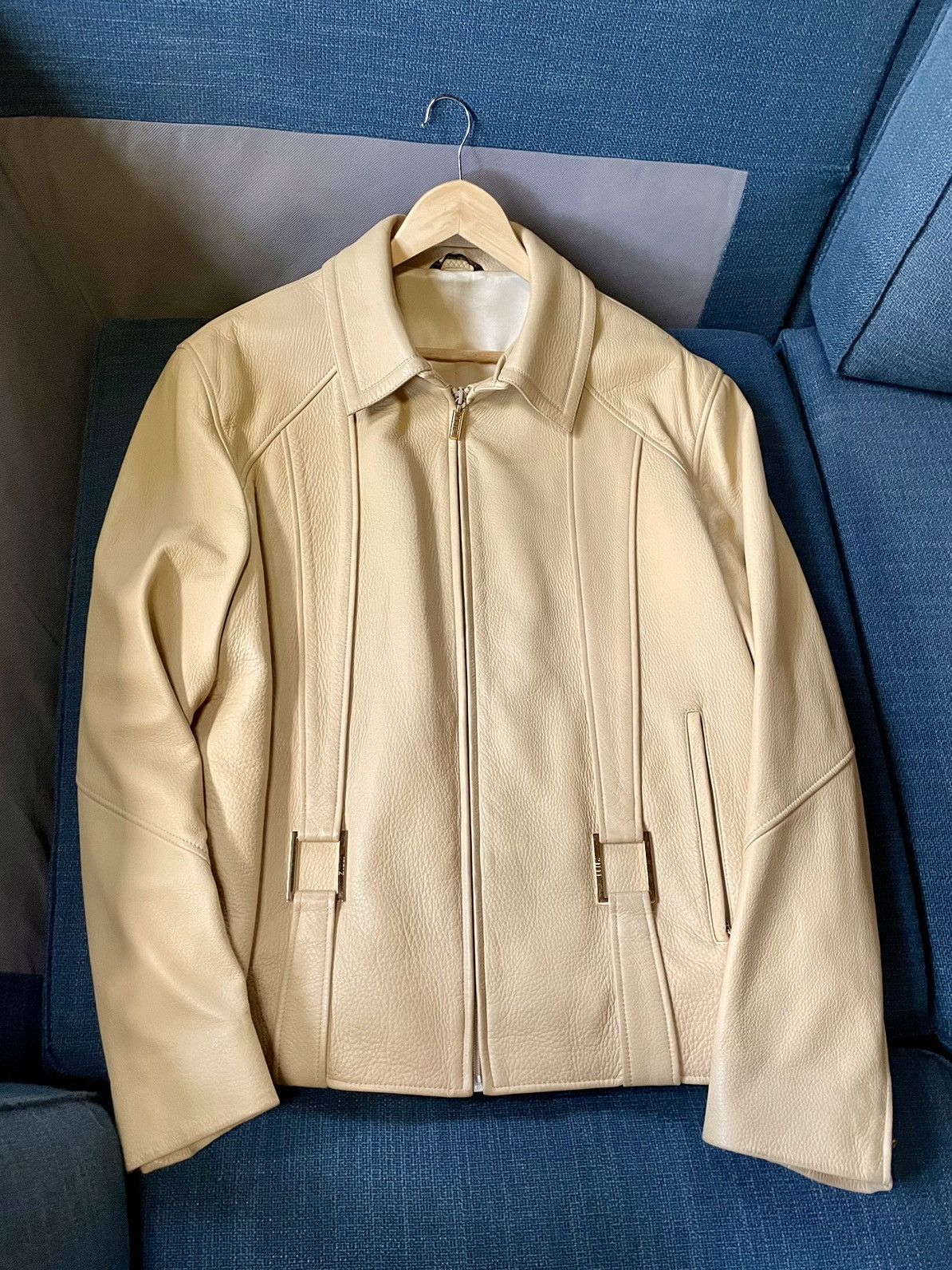 Zilli Zilli Deerskin Leather Bomber Jacket Size US XL / EU 56 / 4 - 1 Thumbnail