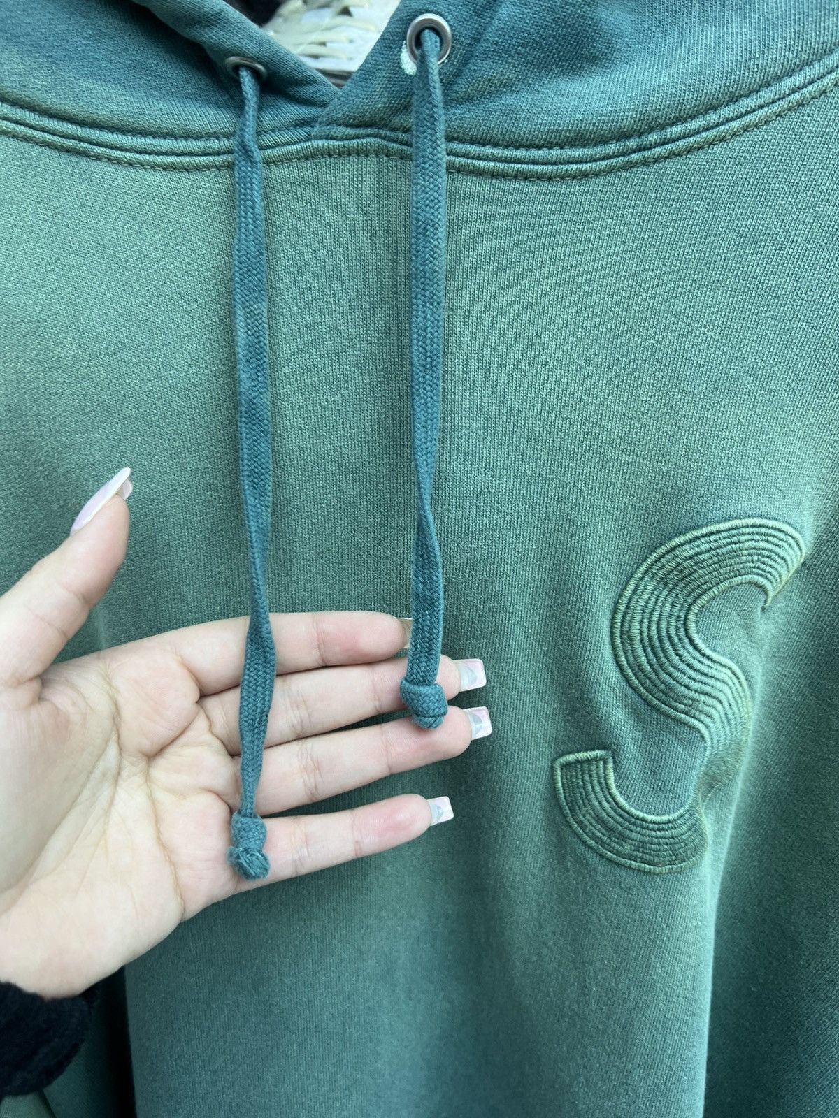 Supreme Supreme Green Hoodie Size US XXL / EU 58 / 5 - 7 Thumbnail