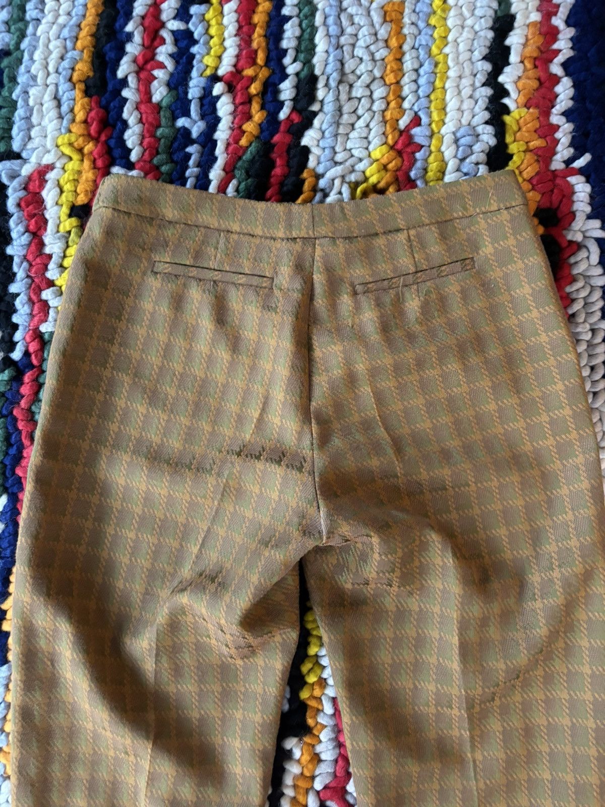 Dries Van Noten Dries Van Noten Polyester Plaid Pants Size 42S - 6 Thumbnail