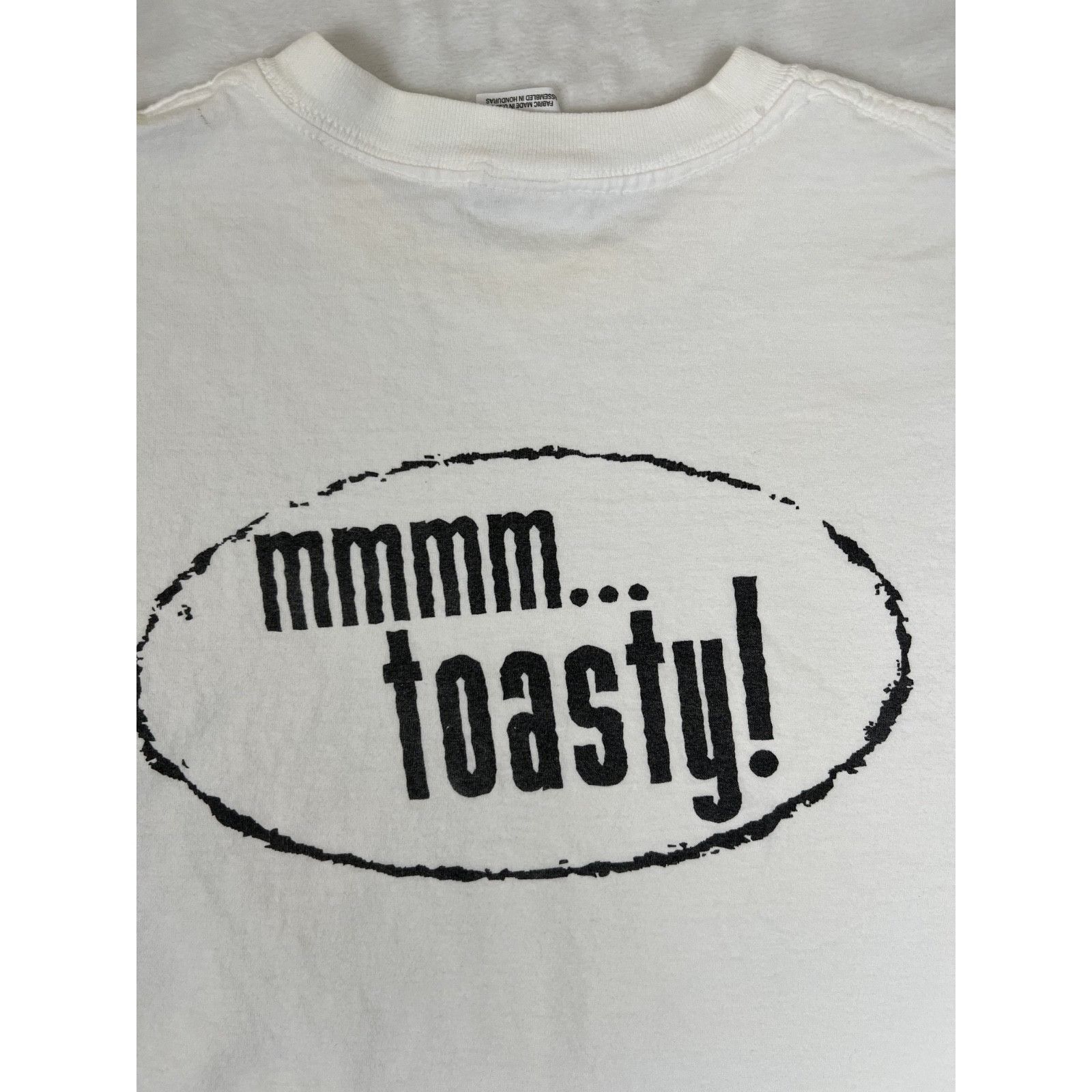 Anvil Vintage Quizno's Subs Promo T-Shirt Size Large Y2k "Mmmm Toa Size US L / EU 52-54 / 3 - 7 Thumbnail