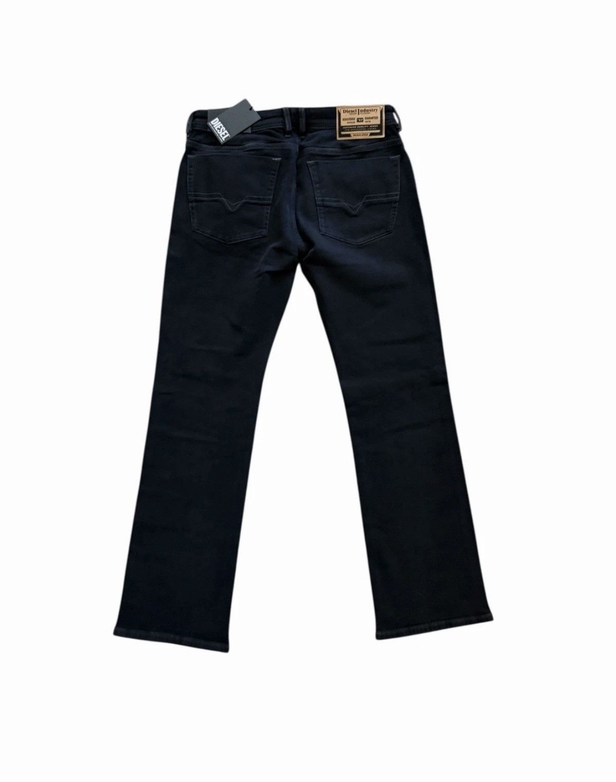 Diesel Diesel Mens Zatiny Slim Bootcut Jeans RE064 Black Size 34/32 Size US 34 / EU 50 - 4 Thumbnail