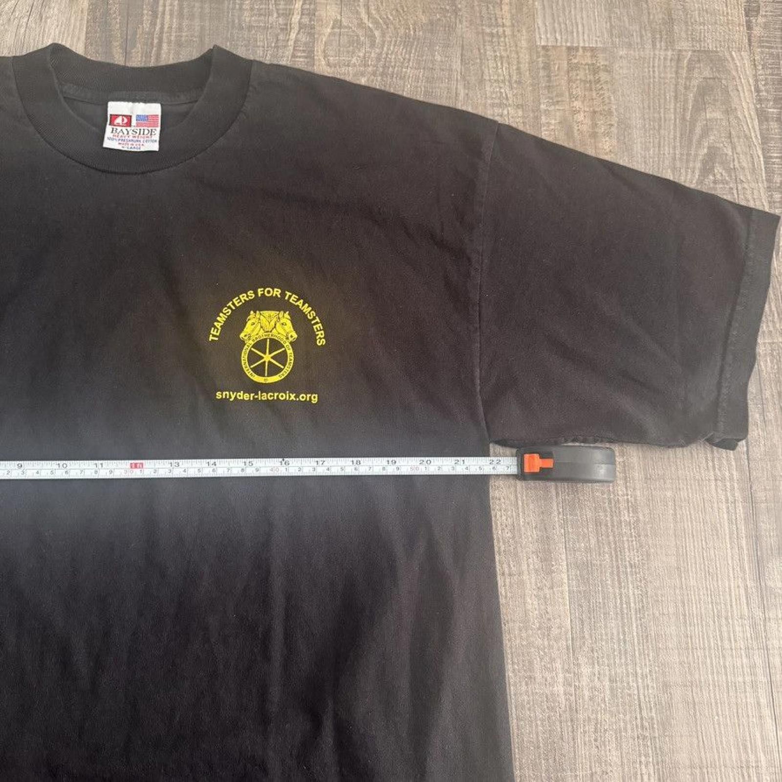 Vintage BAYSIDE • VNTG "Organized Labor" Pre-Shrunk Pocket Tee (XL) Size US XL / EU 56 / 4 - 4 Thumbnail