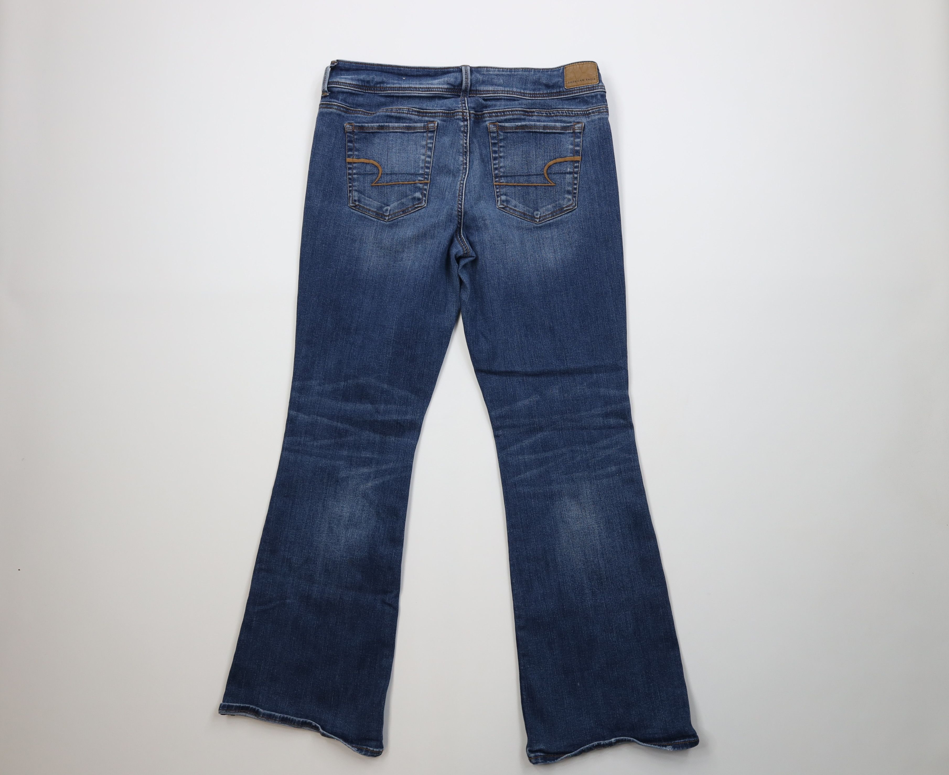 American Eagle Outfitters Vintage Y2K American Eagle Flared Bootcut Denim Jeans Size 36" / US 14 / IT 50 - 9 Thumbnail