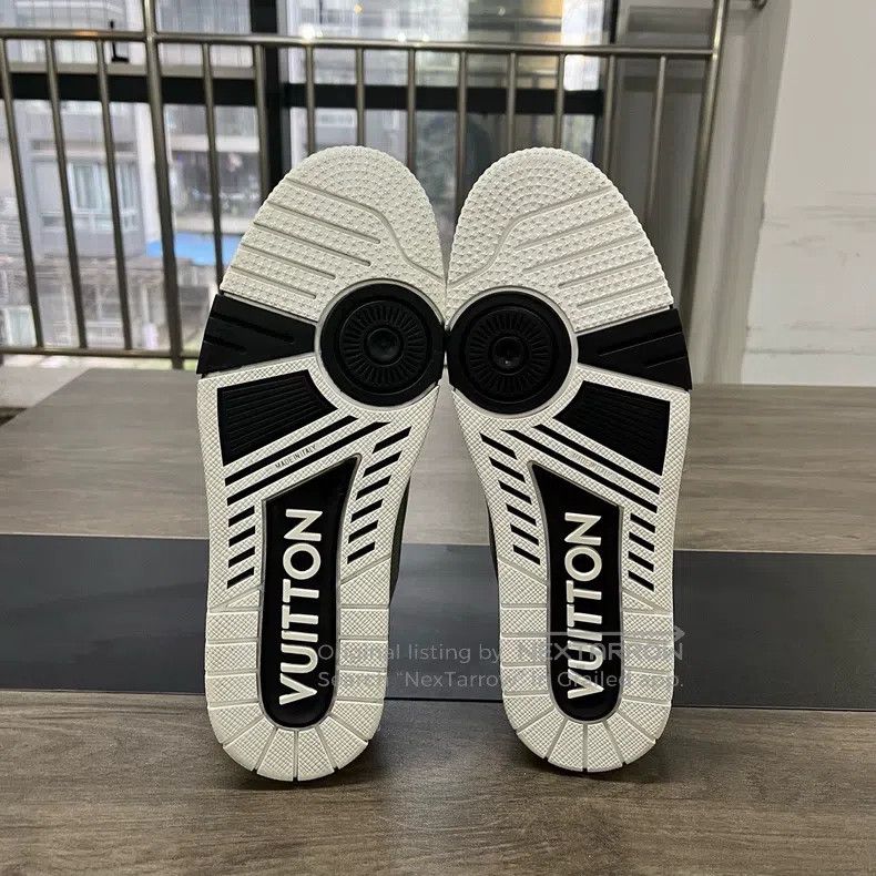 Louis Vuitton Louis Vuitton Modified black ash cement shoes Size US 7 / EU 40 - 6 Thumbnail