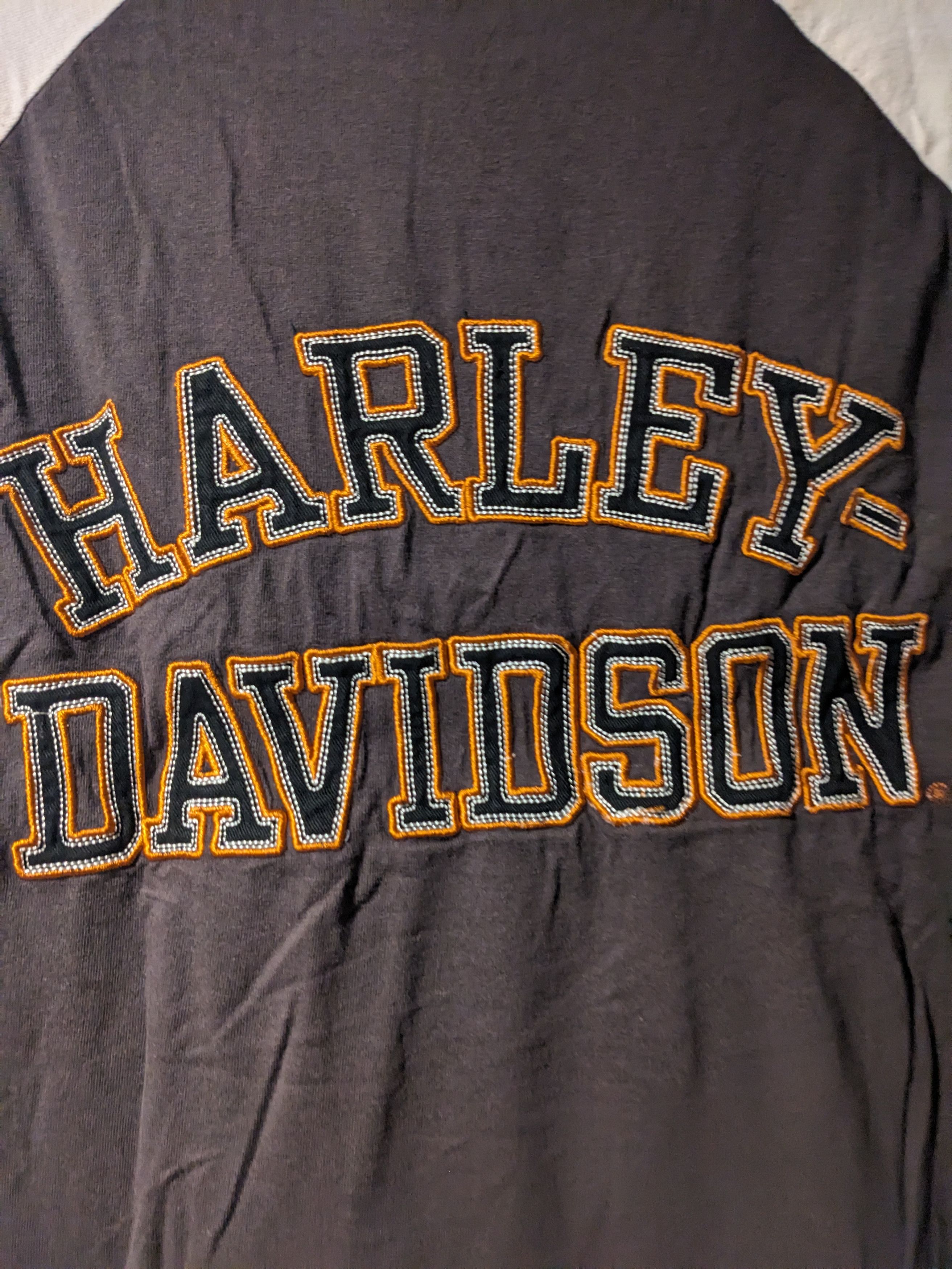 Harley Davidson × Vintage Vintage Y2K Harley Davidson Motorcycle Long-sleeve T-Shirt Size US XL / EU 56 / 4 - 2 Thumbnail