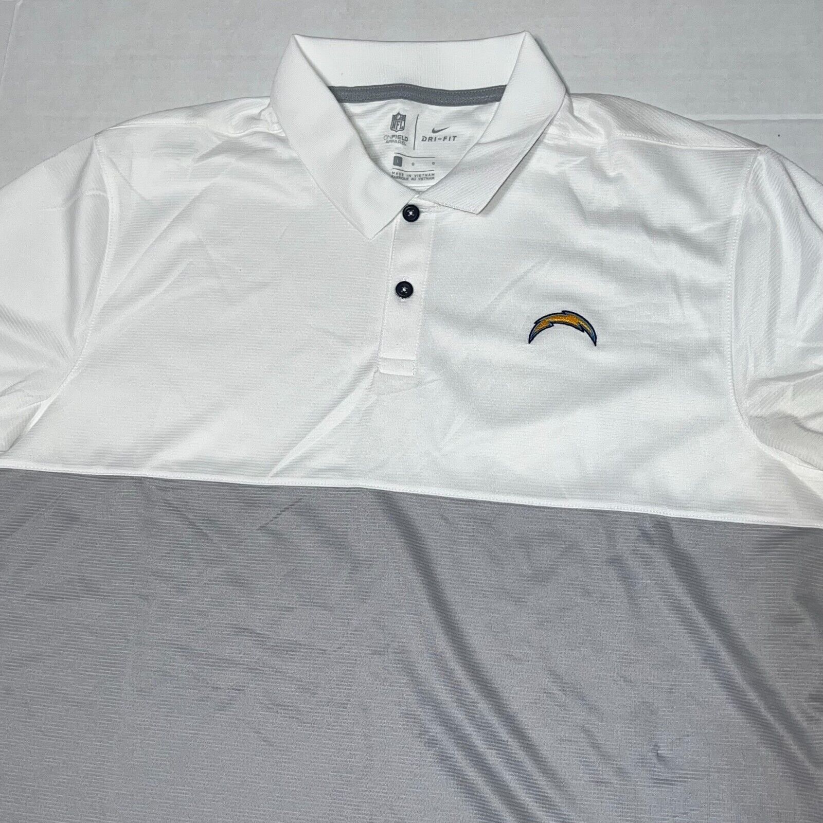 Nike Los Angeles Chargers Nike NFL Dri-Fit Polo Men's Size LARGE Size US L / EU 52-54 / 3 - 2 Thumbnail