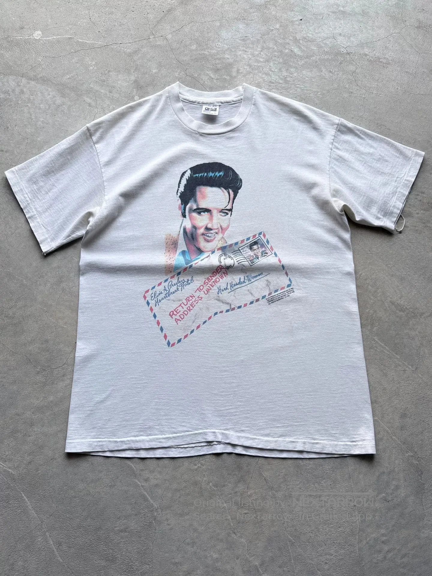 Vintage Vintage 90s Elvis Presley Tee. Size US L / EU 52-54 / 3 - 1 Thumbnail
