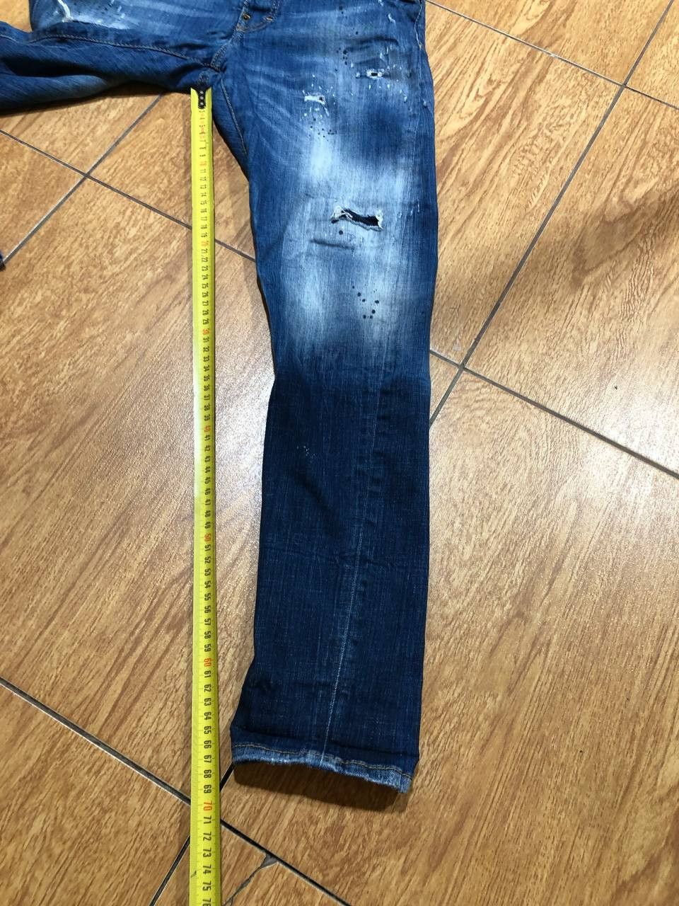 Dsquared2 Dsquared2 Jeans Slim Tapered Denim Distressed Paint Spots Size US 32 / EU 48 - 15 Thumbnail