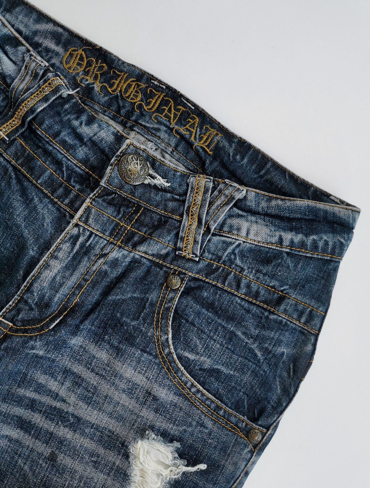 Japanese Brand Bootcut Original Jeans Japan Distressed Clawmark Denim Size US 30 / EU 46 - 5 Thumbnail
