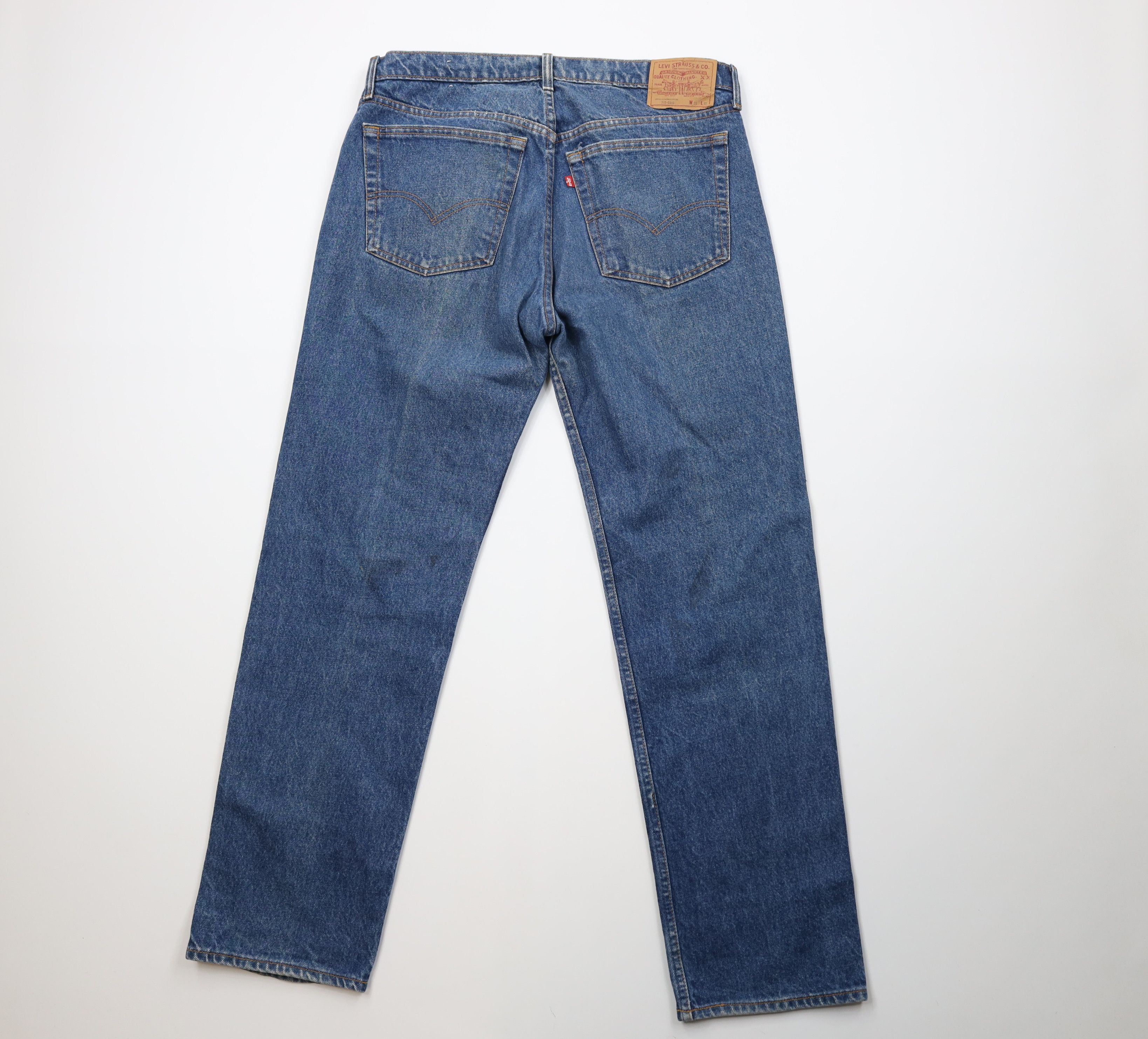 Levi's Vintage 90s Levis 505xx Regular Straight Leg Jeans Blue USA Size US 36 / EU 52 - 10 Thumbnail