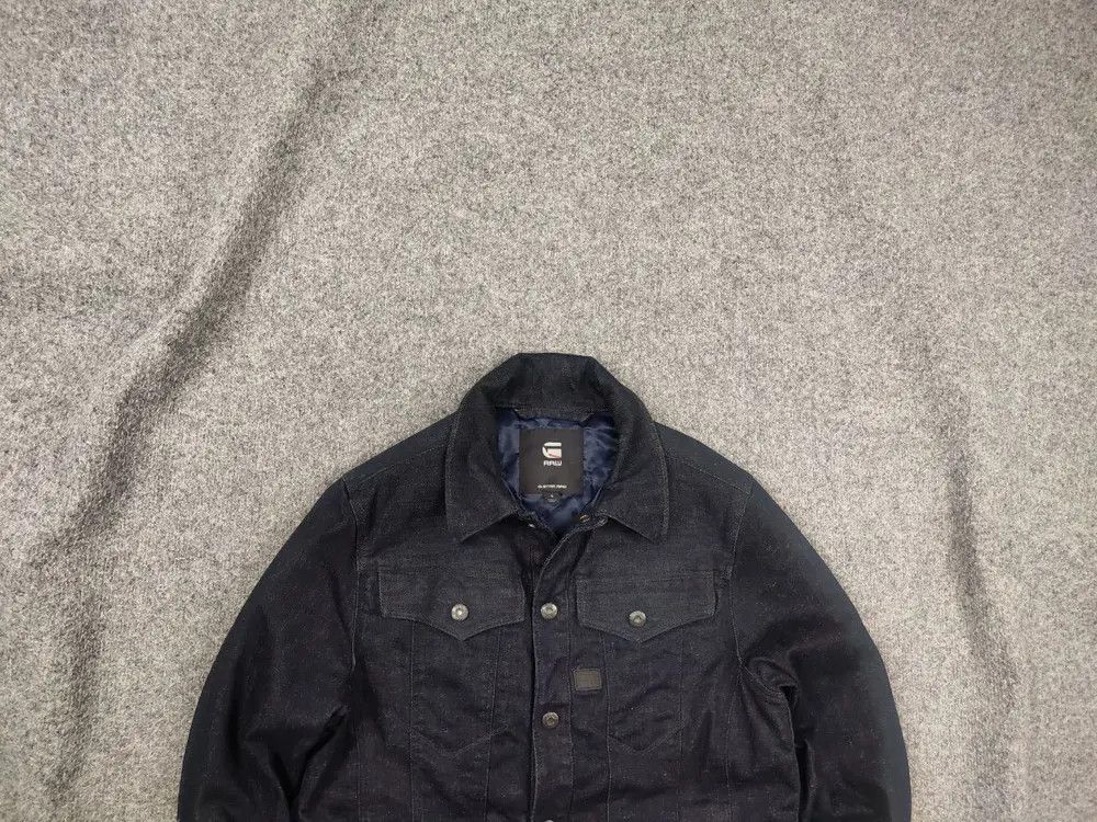 G-Star G Star Raw 3301 Lining Overshirt Blue Denim Vintage Jacket Size US S / EU 44-46 / 1 - 2 Thumbnail