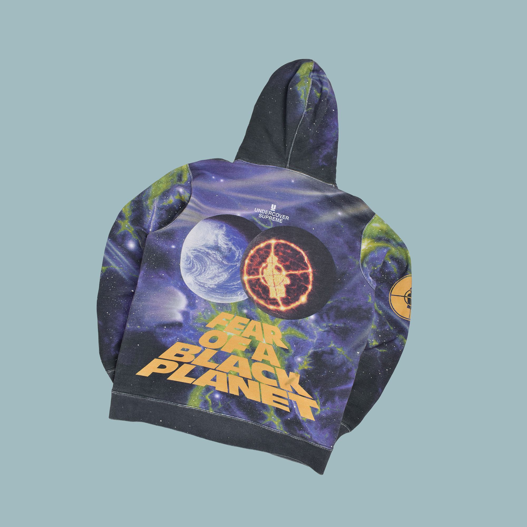 Public Enemy × Supreme × Undercover SUPREME X UNDERCOVER XPUBLIC ENEMY FEAR BLACK PLANET HOODIE Size US M / EU 48-50 / 2 - 2 Thumbnail