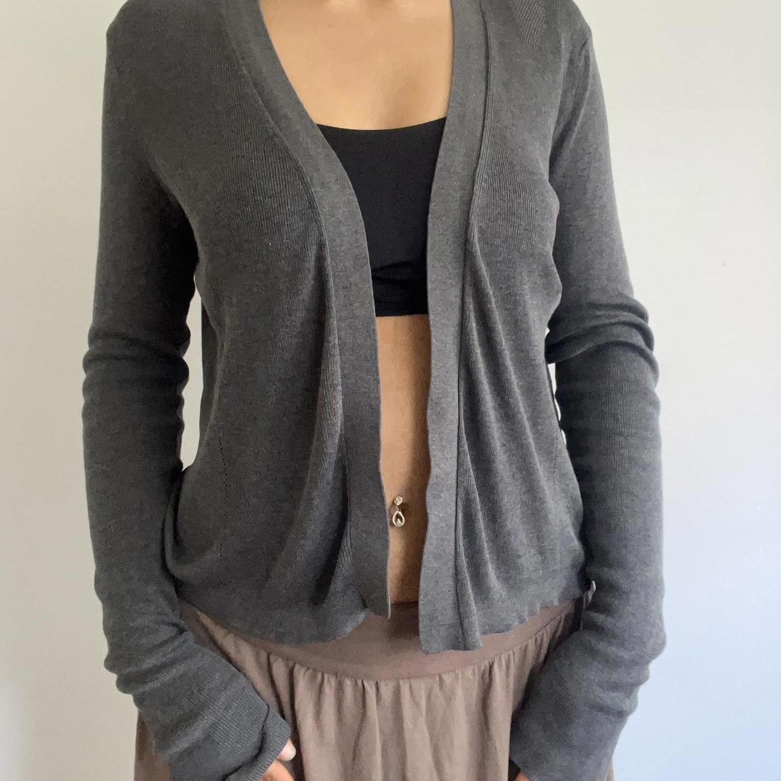 Banana Republic Grey cardigan with #greycardigan Size S / US 4 / IT 40 - 2 Thumbnail