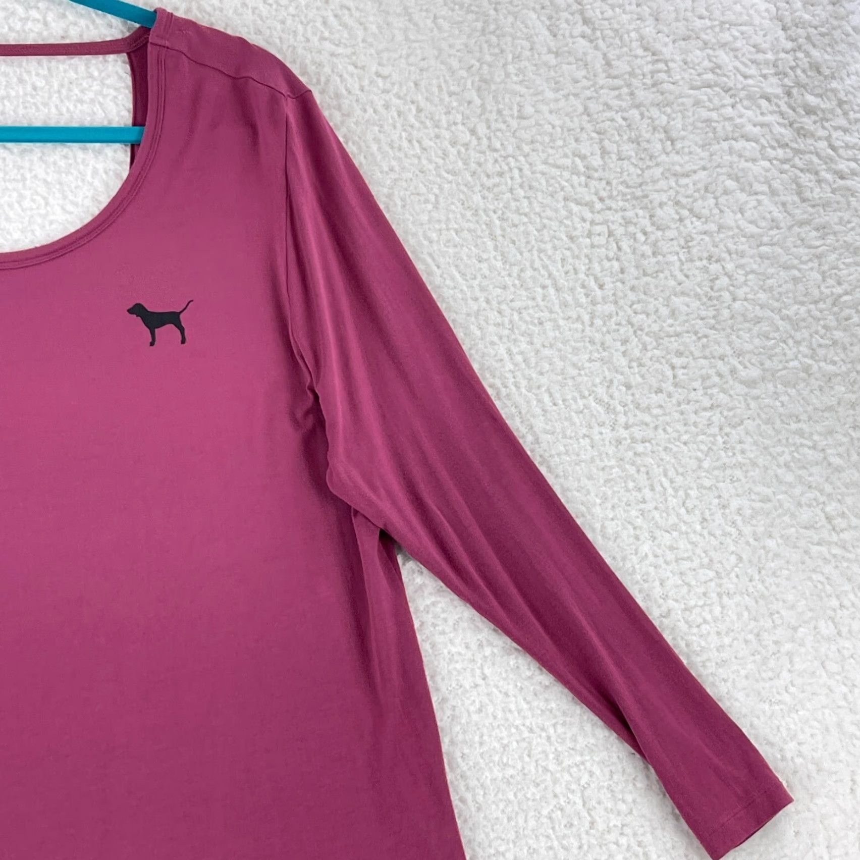 Victoria's Secret PINK Victoria's Secret Super Soft Shirt Womens Medium Mauve Long Sleeve Shirt Size M / US 6-8 / IT 42-44 - 3 Thumbnail