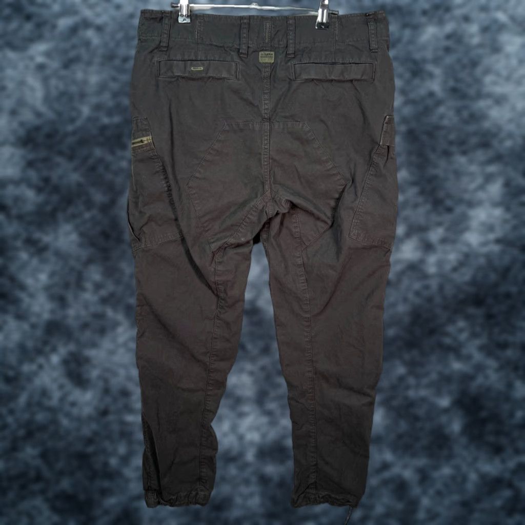G-Star Raw Mens Pants 32 Devol Straight Tapered Cargo Black
