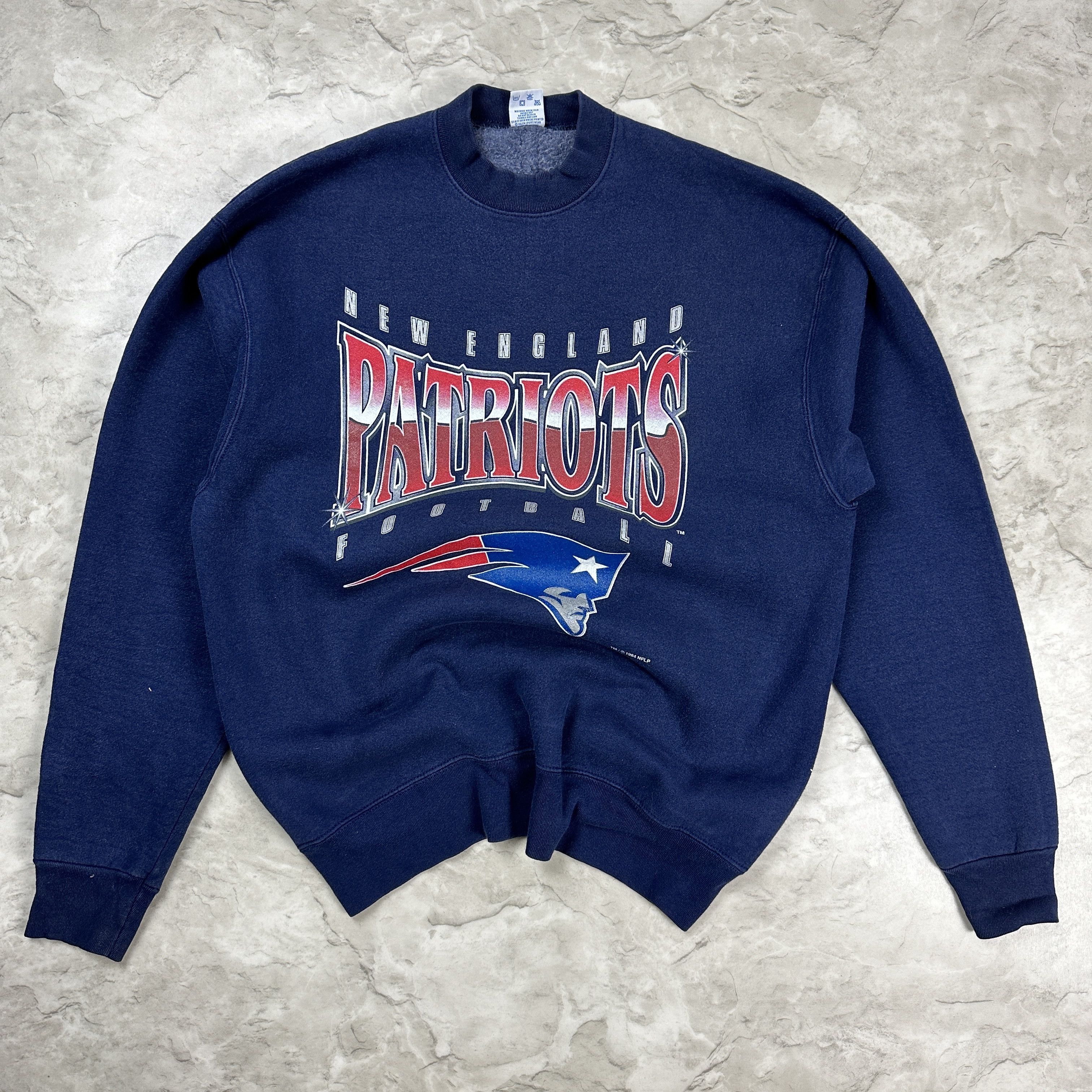 image of Vintage Crewneck Salem Sportswear Nfl in Navy Red, Men's (Size XL)