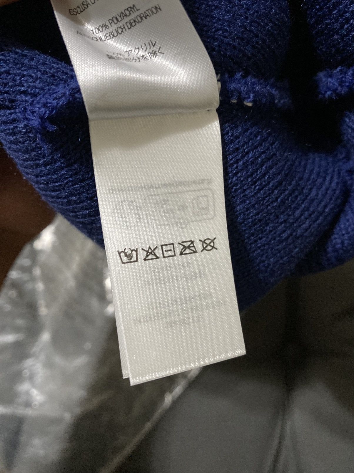 Supreme Supreme Professional Beanie Navy Size ONE SIZE - 5 Thumbnail