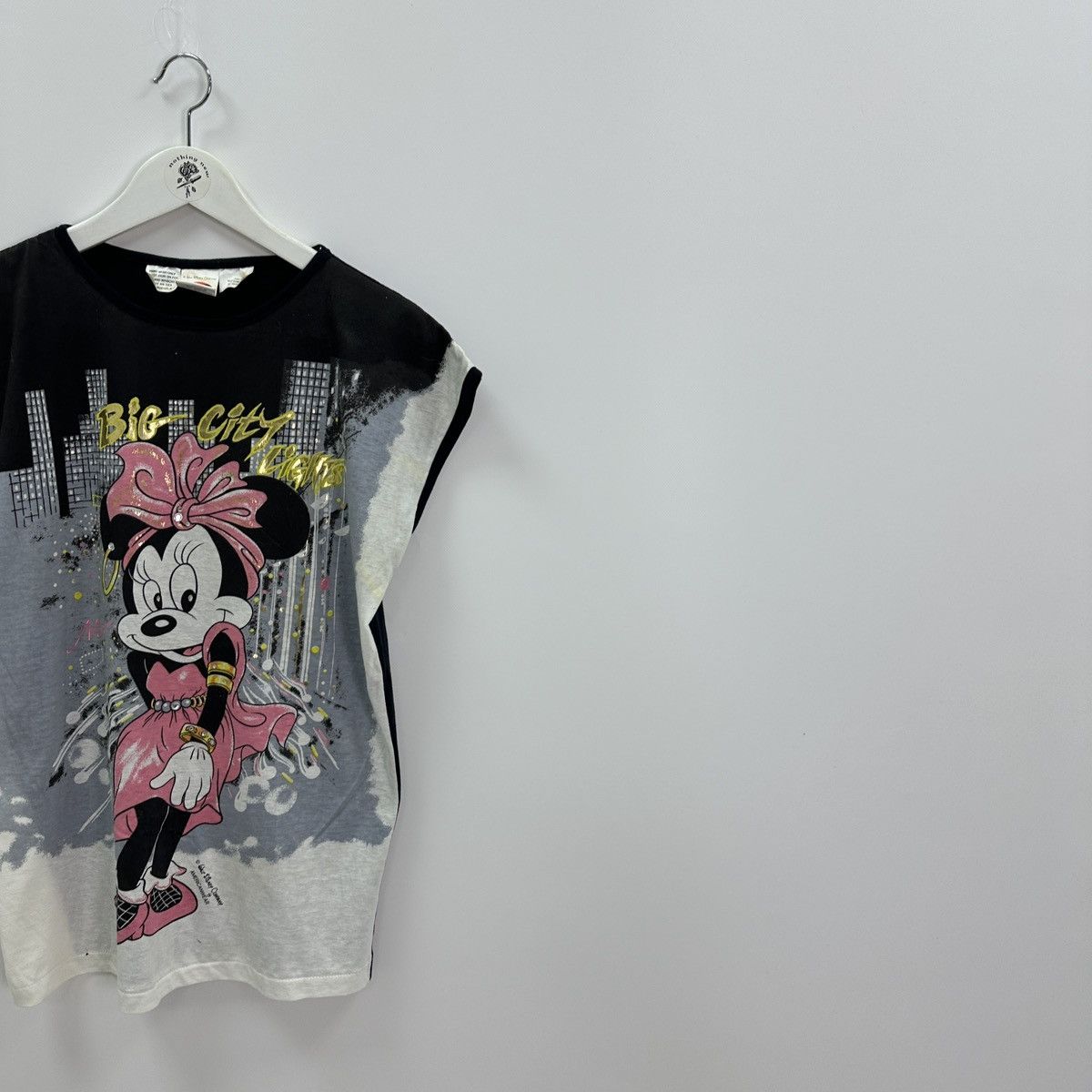 Mickey Mouse Vintage 90s Minnie Mouse Big City Lights Walt Disney tanktop Size S / US 4 / IT 40 - 4 Thumbnail