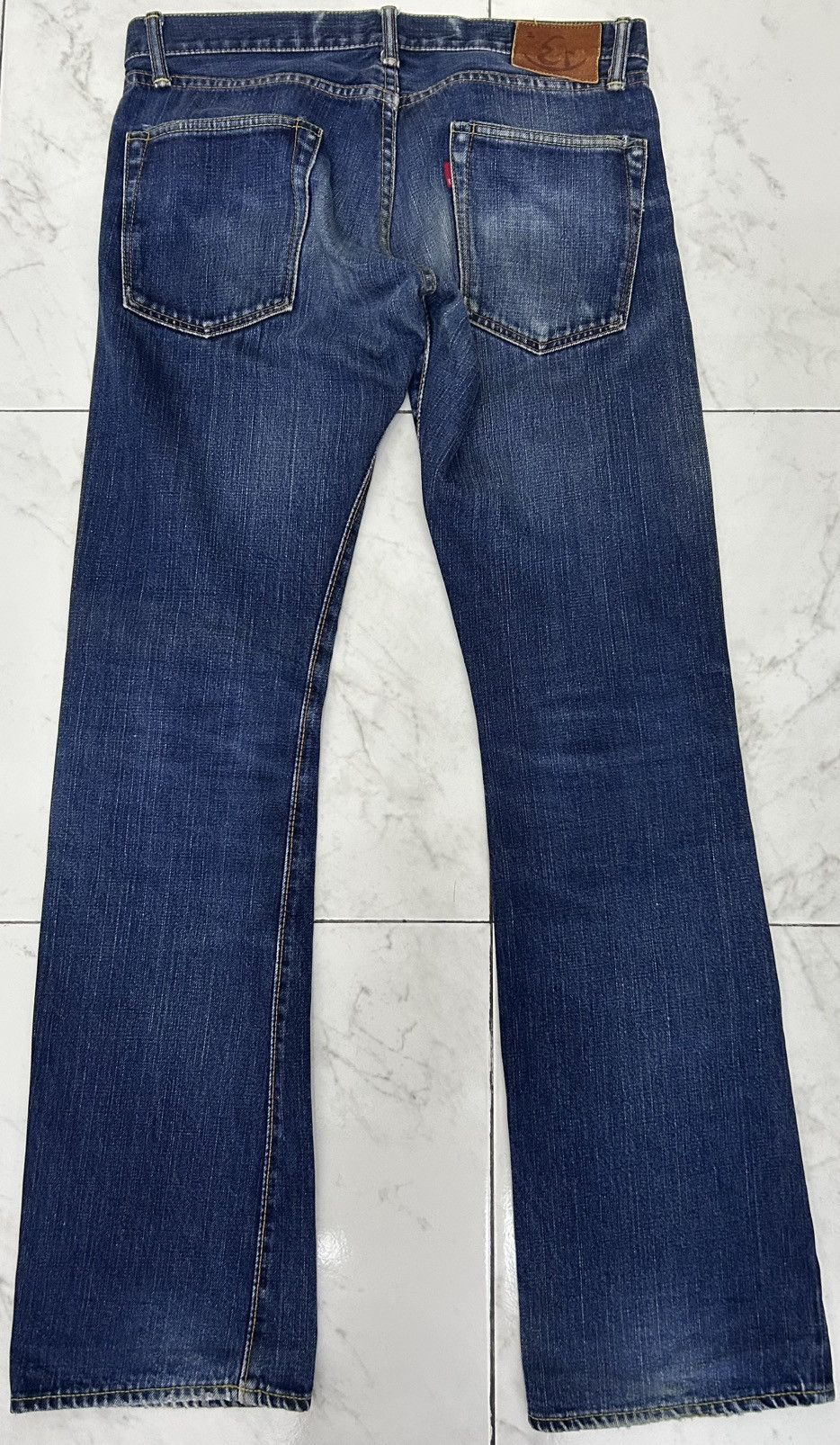 Eternal VINTAGE ETERNAL COMFORTABLE JEANS SELVEDGE FLARE DESIGN Size US 32 / EU 48 - 2 Thumbnail