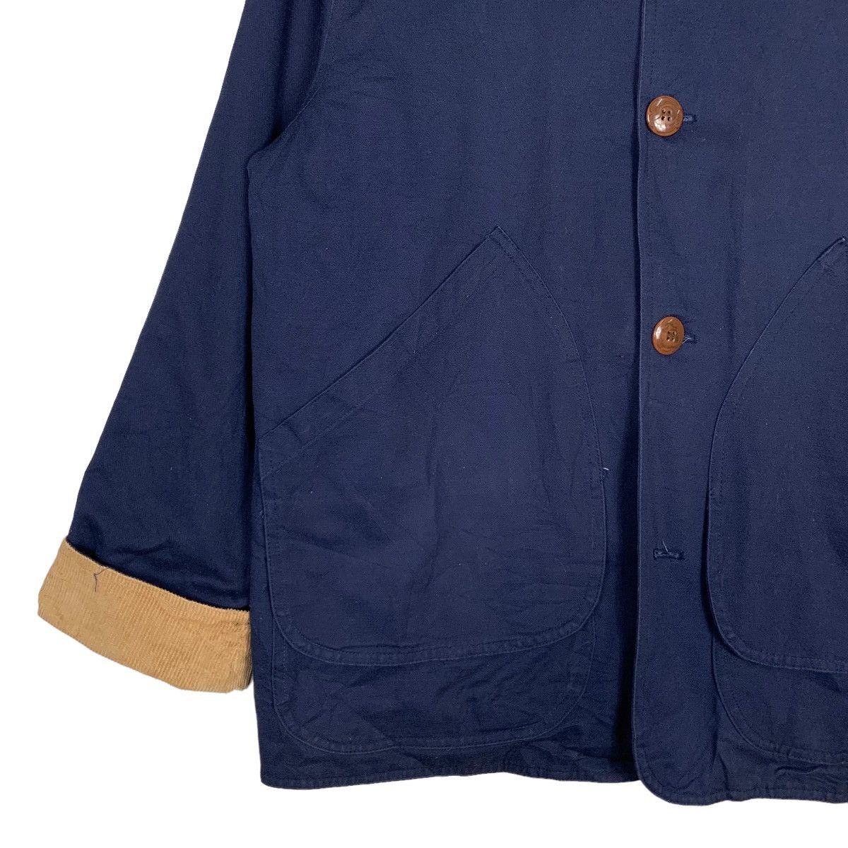 Japanese Brand TEMPTATION Outerwear Plaid Lined Chore Jacket #0259-C12 Size US M / EU 48-50 / 2 - 4 Thumbnail