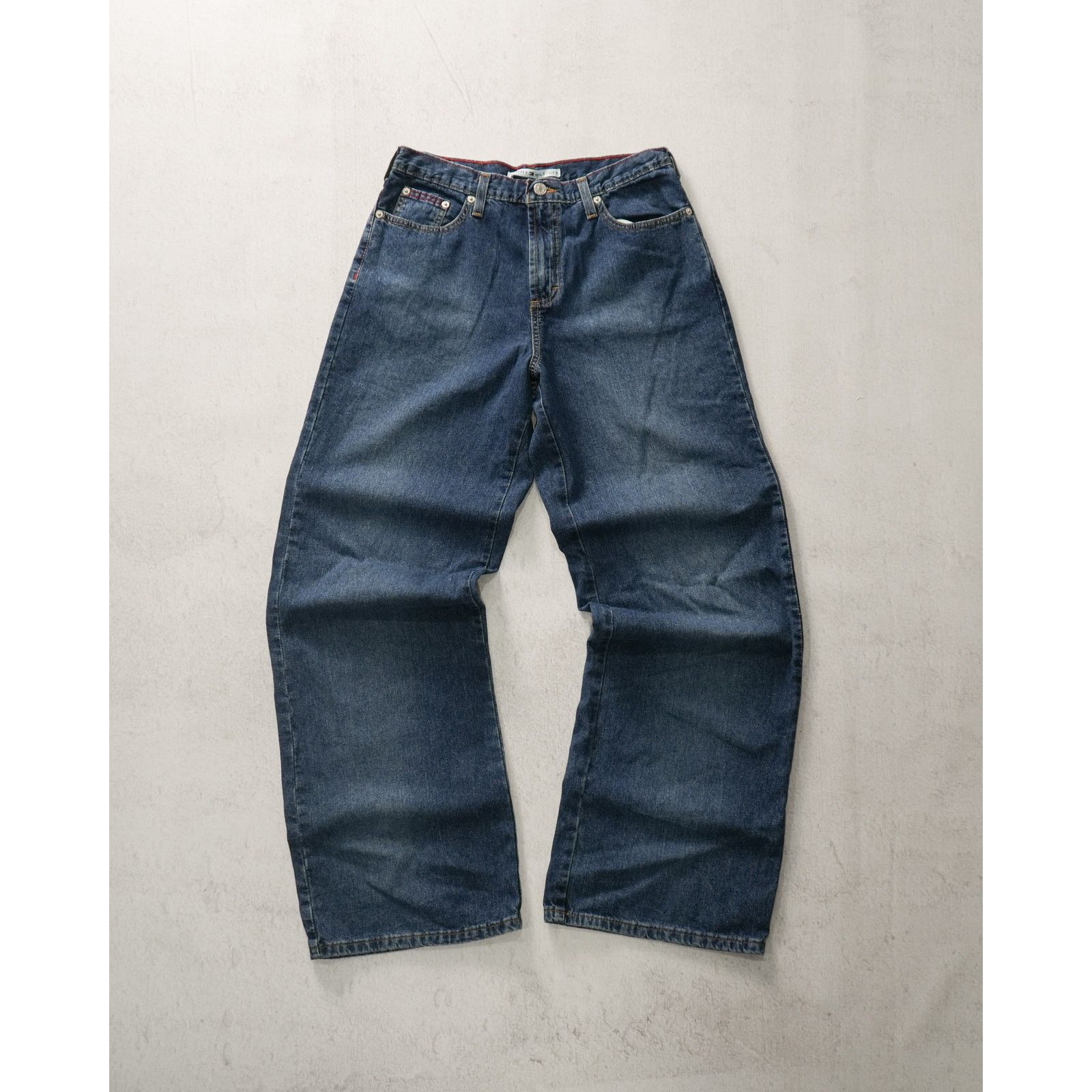 Tommy Hilfiger Vintage 00s Tommy Hilfiger Wide Leg Jeans - Women's 30wx32l Size 30" / US 8 / IT 44 - 1 Thumbnail
