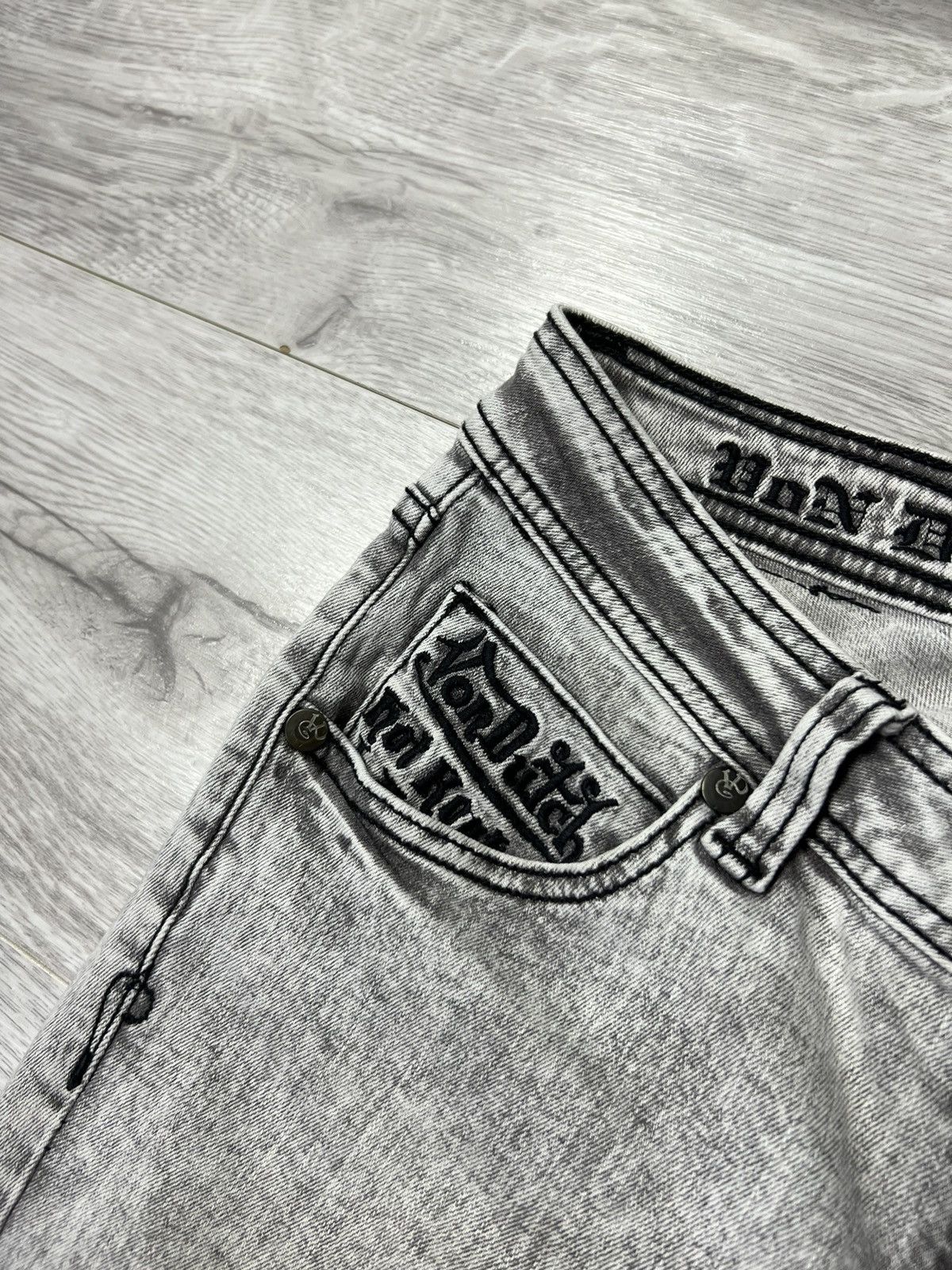 Japanese Brand × Vintage × Von Dutch Vintage Von Dutch Slim Fit Jeans Women’s Denim Pants Size 28" / US 6 / IT 42 - 7 Thumbnail