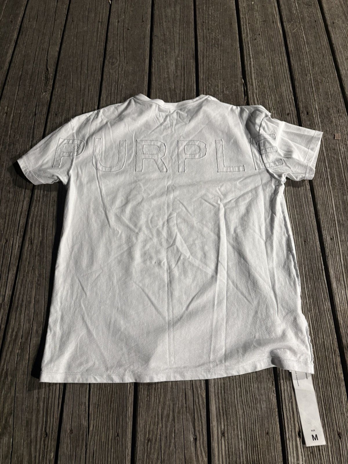 Purple Brand Purple Brand jumbo logo wordmark tee oversized Size US M / EU 48-50 / 2 - 2 Thumbnail