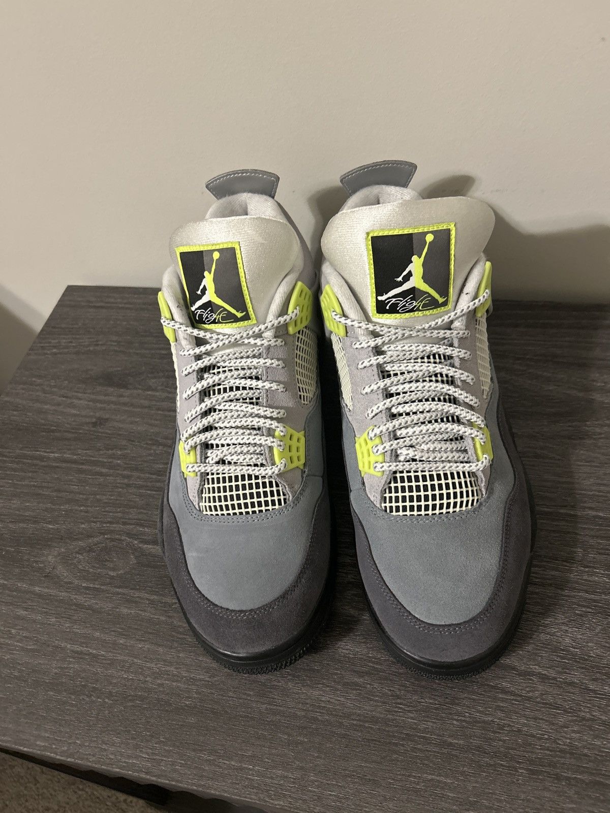 Jordan Brand Air Jordan 4 Retro SE Cool Grey/Volt-Wolf Grey Size US 12 / EU 45 - 5 Thumbnail
