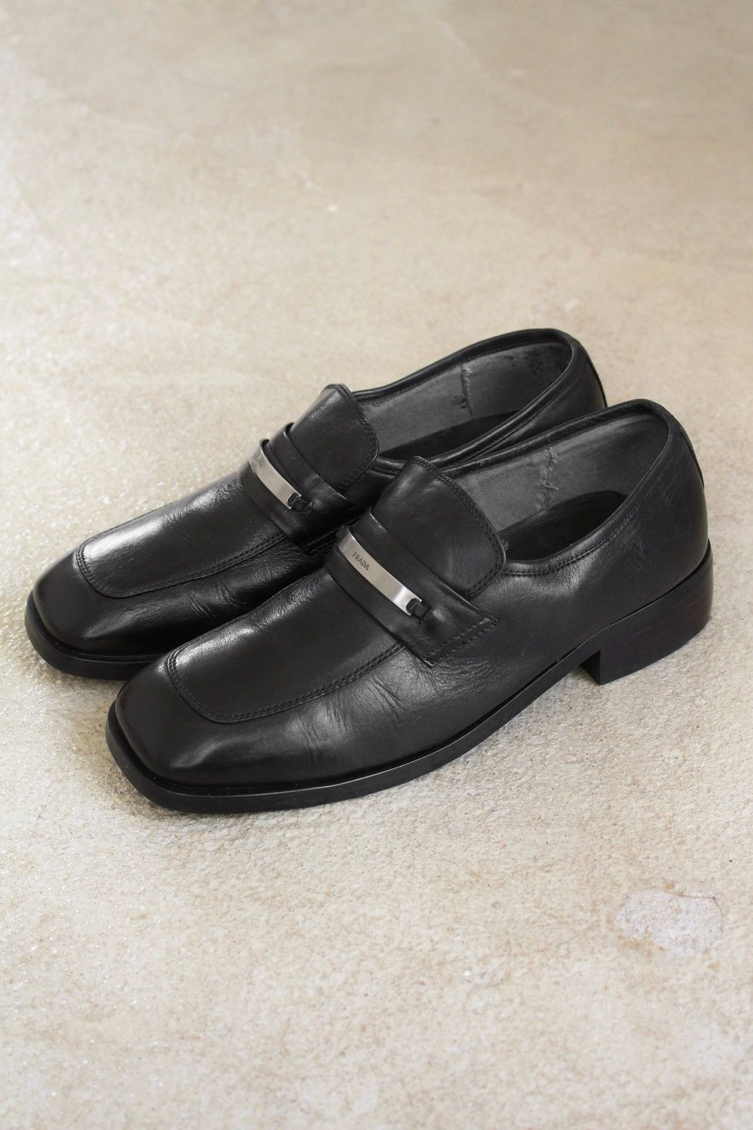 Prada Square Toe Loafers | Grailed