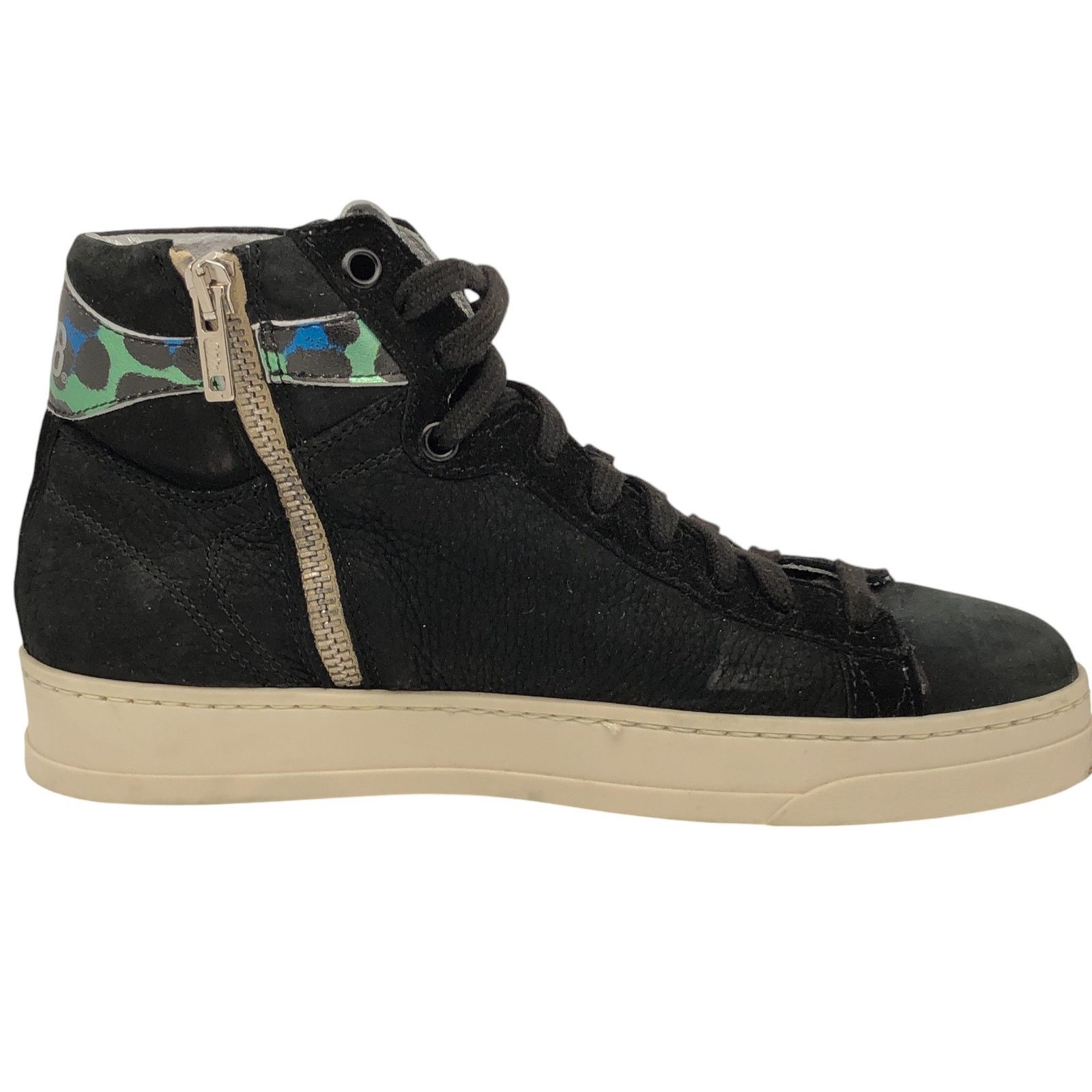 P448 P448 Womens Size 36 US 6/6.5 Taylor High Top Sneakers Black Size US 6 / IT 36 - 3 Thumbnail