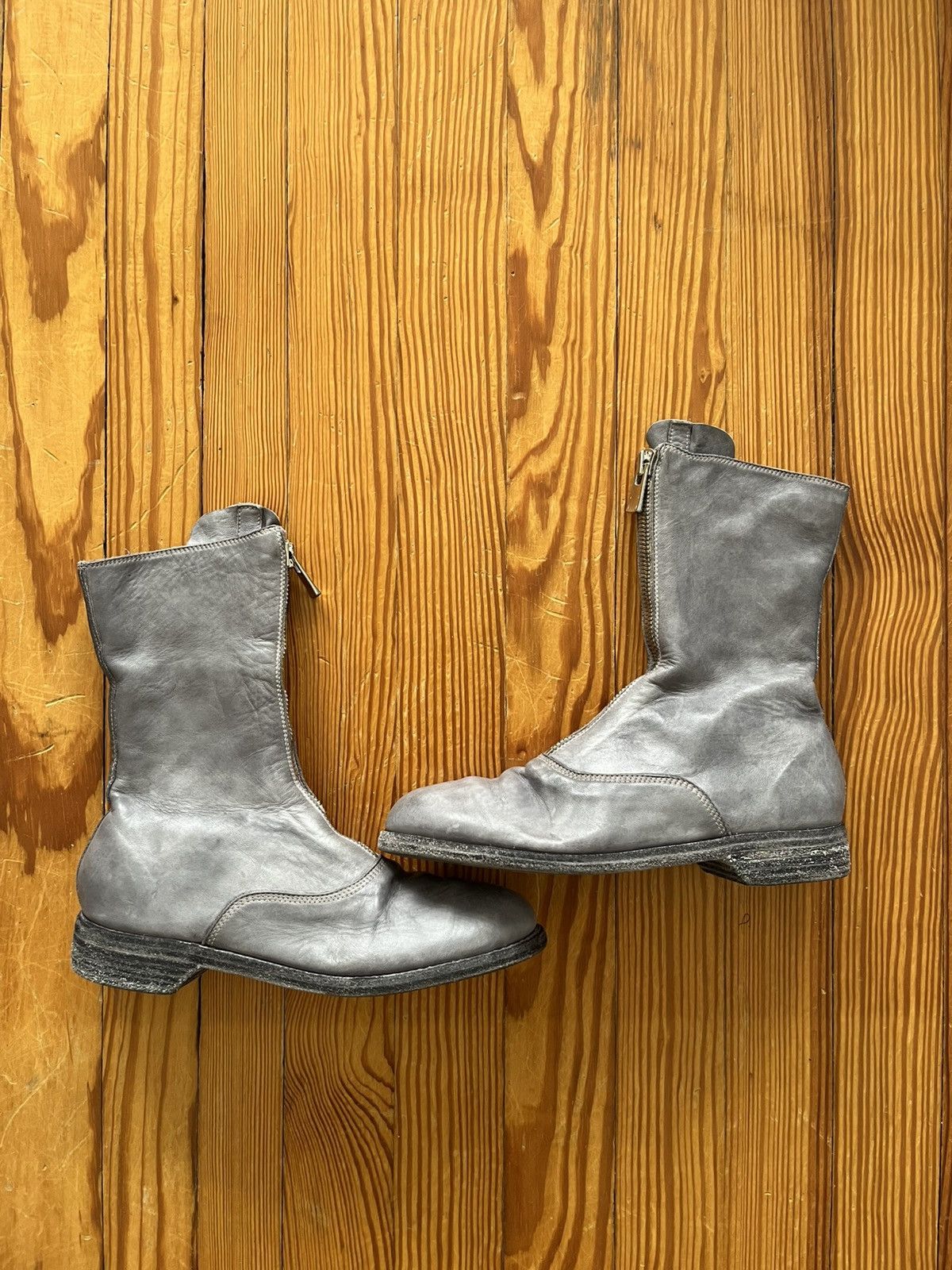 Guidi Guidi 310 Front Zip Boot Horse Leather Grey Size US 6 / IT 36 - 1 Thumbnail