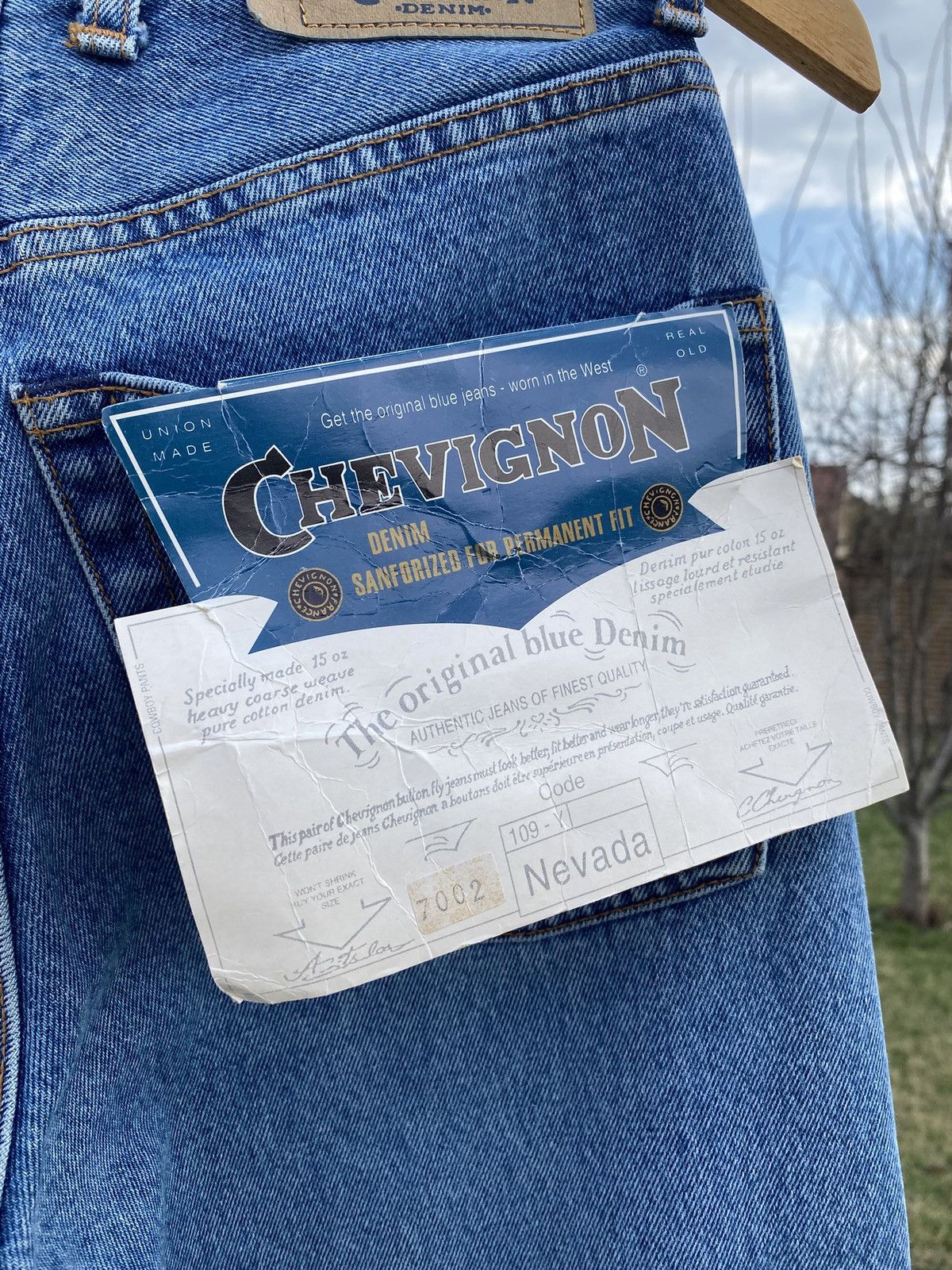 Chevignon × Vintage Vintage Chevignon Nevada Denim Jeans 90s Deadstock W27 L34 Size 27" / US 4 / IT 40 - 9 Thumbnail