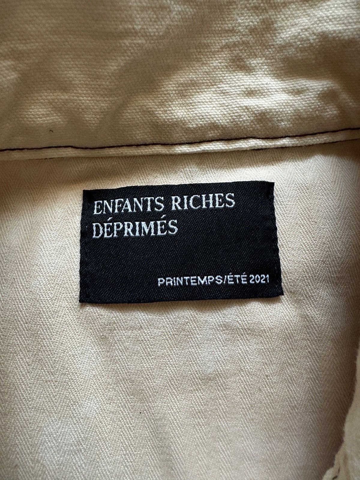 Enfants Riches Deprimes Embroidered oil stained jacket Size US S / EU 44-46 / 1 - 4 Thumbnail