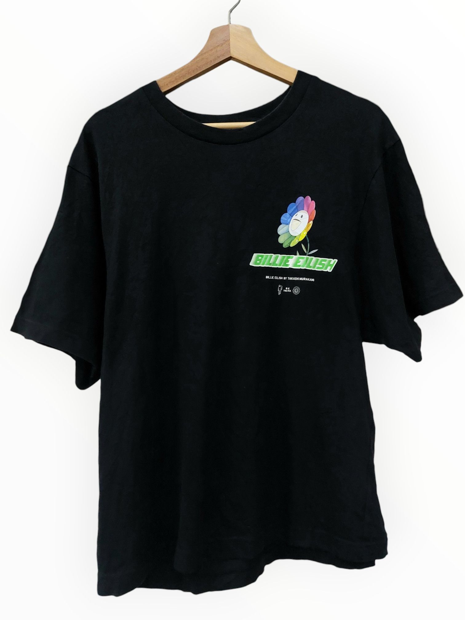Takashi Murakami Billie Ellish by Takashi Murakami Flower Logo Tee T-Shirt Size US M / EU 48-50 / 2 - 2 Thumbnail