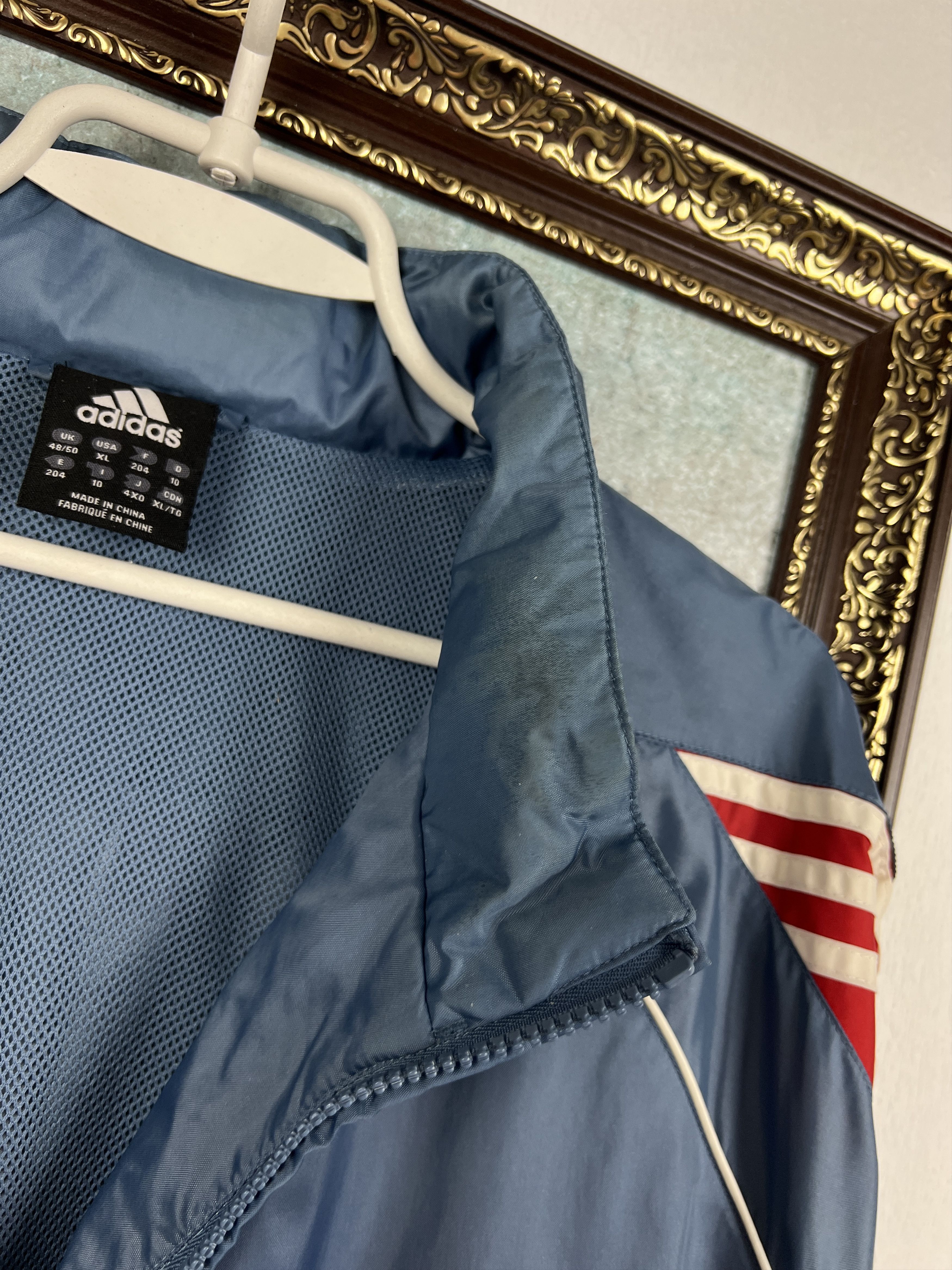 Adidas Bayern Munich Rain Jacket Soccer Track Top Windbreaker Size US XL / EU 56 / 4 - 11 Thumbnail