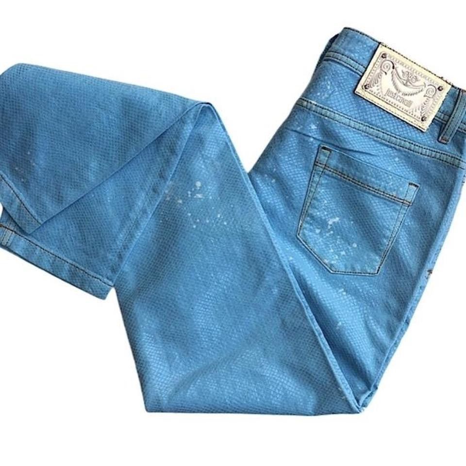 Just Cavalli × Roberto Cavalli Python Snake Designer Skinny Jeans Size 31" - 1 Thumbnail
